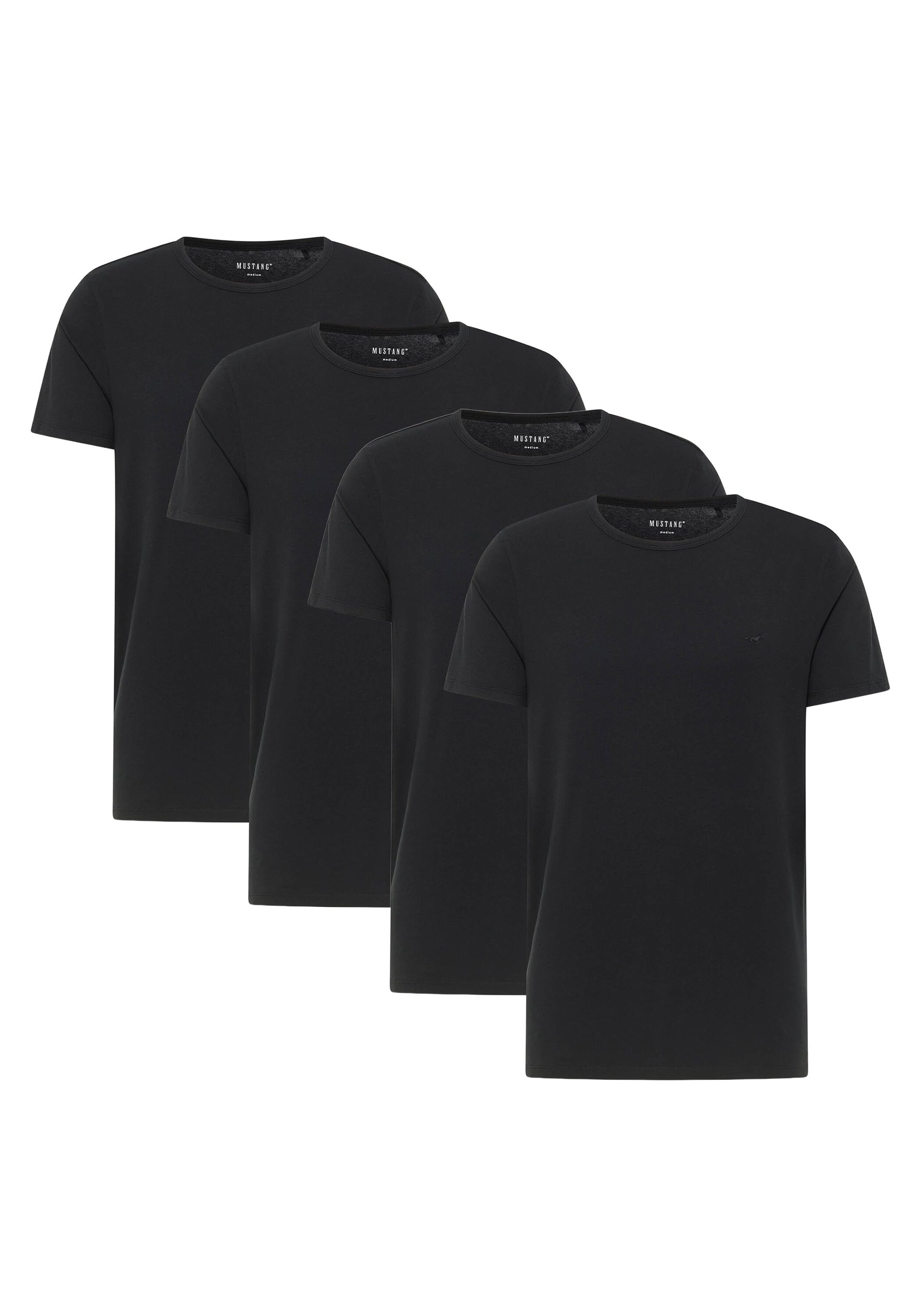 MUSTANG T-Shirt "T-Shirt Style Allen 4-Pack 4er Pack"
