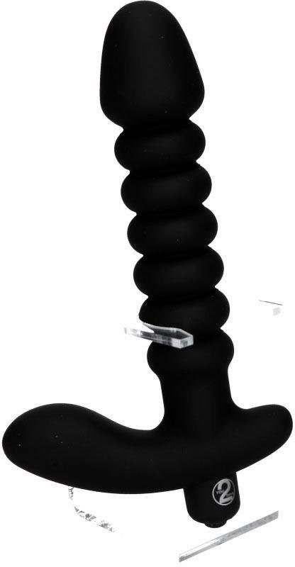 BLACK VELVETS Analdildo »BV Vibr. Plug Medium«, mit Vibro-Ei