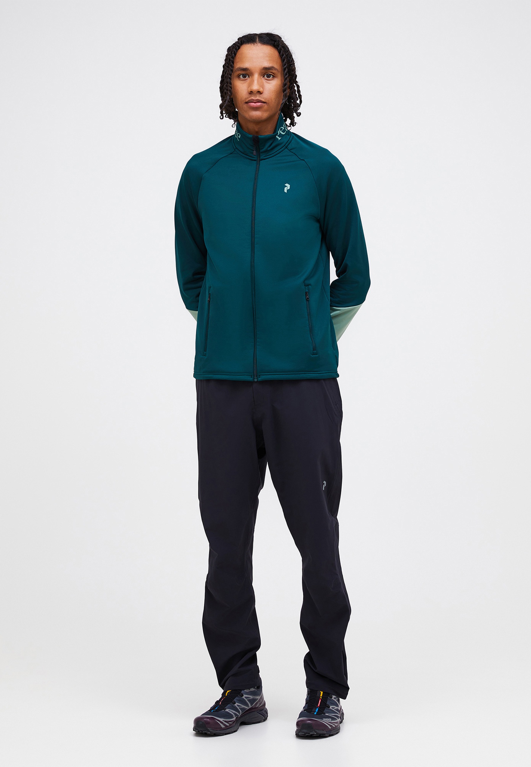 Peak Performance Fleecejacke »M Rider Essentials Midlayer Zip Jacket« mit sportivem Design