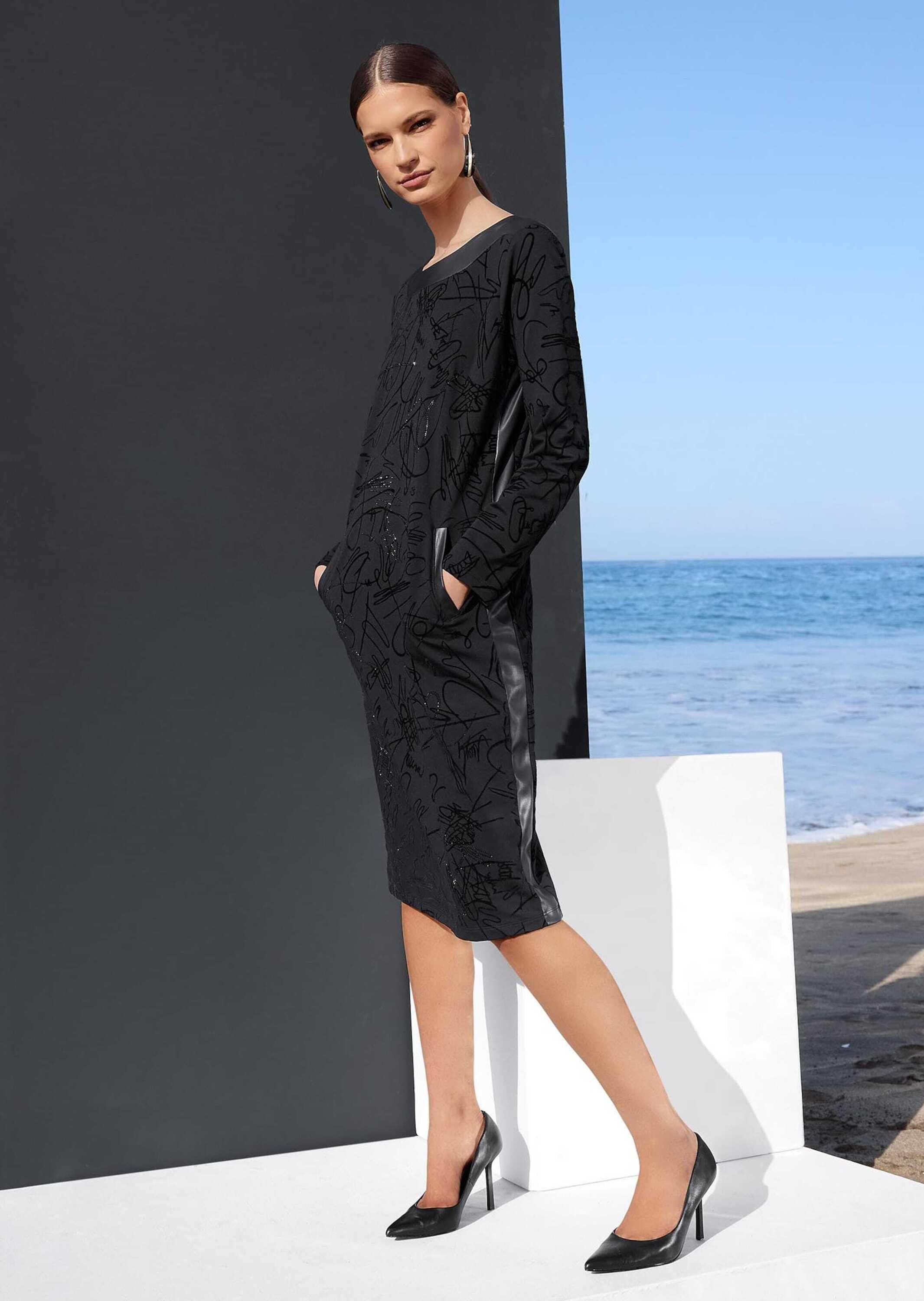 MADELEINE Midikleid »Kleid Sportiv-elegantes Kleid zum Schlüpfen« Ohne Tasche