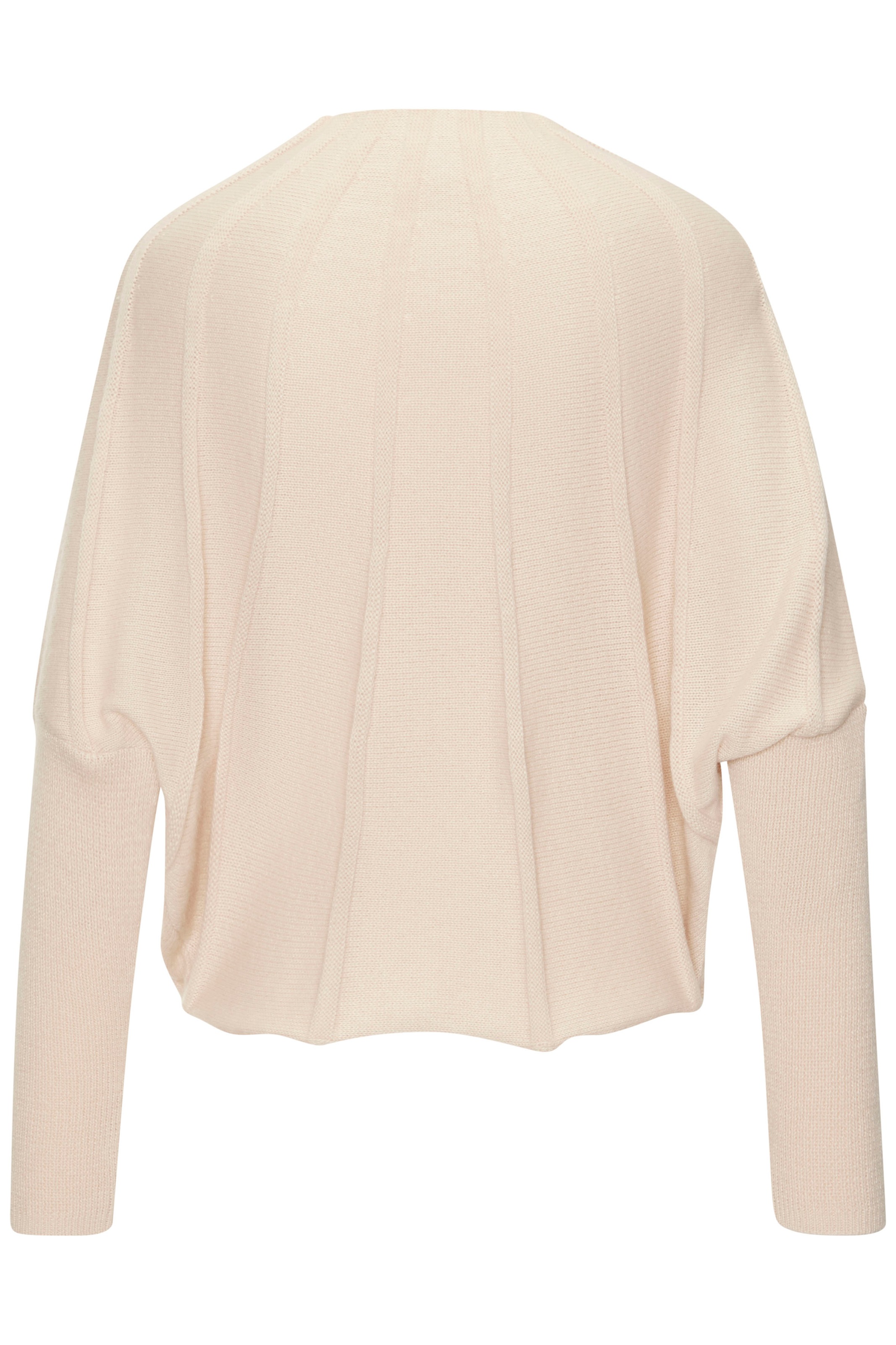 Strickpullover LASCANA, Damen, Gr. 36/38, beige, Strick, Obermaterial: 100% Polyester, unifarben, figurumspielend, Fledermausärmel, Pullover Strickpullover, mit Fledermausärmeln, modischer Damenpullover 3