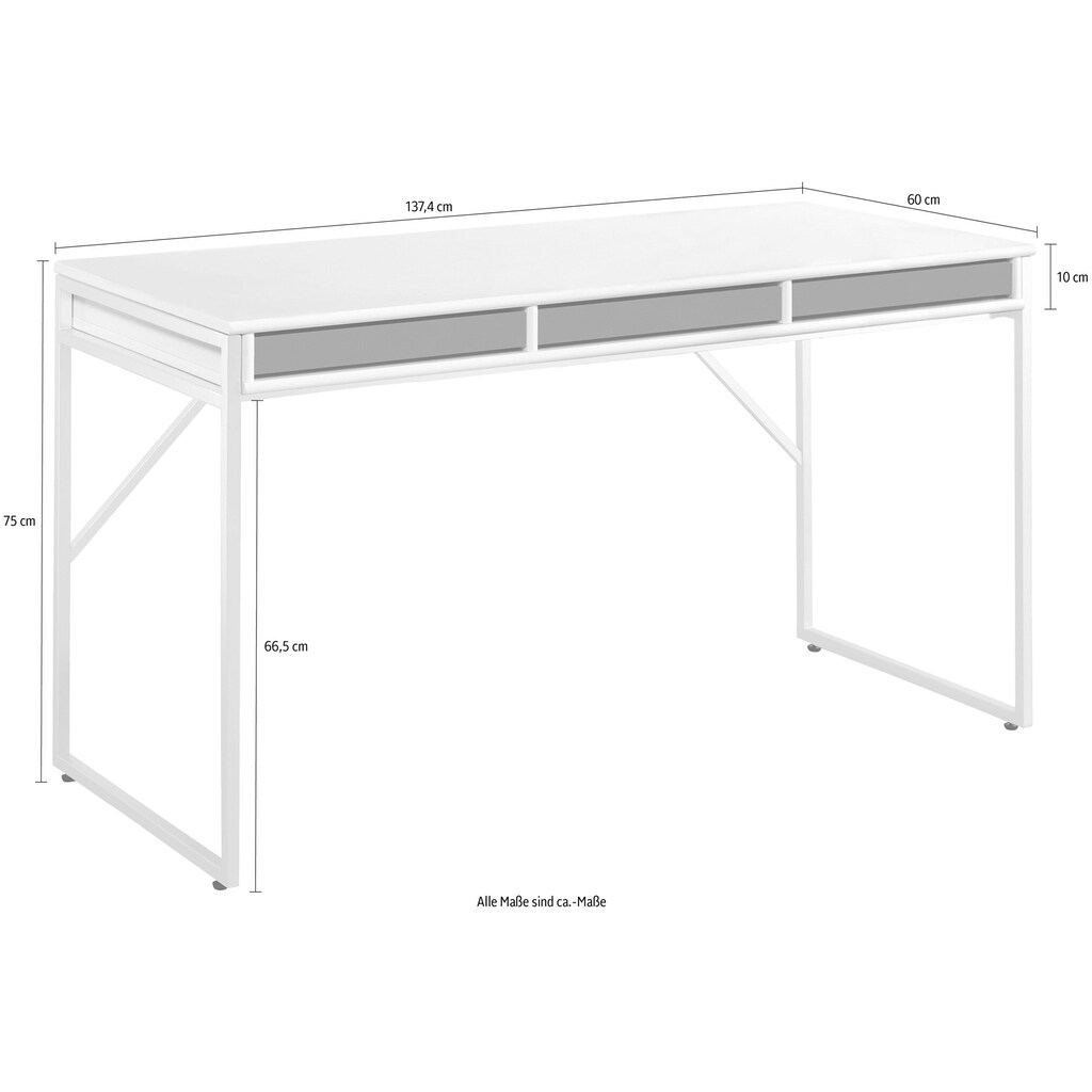 Hammel Furniture Schreibtisch »Mistral Bürotisch, Arbeitstisch, Tisch, Computertisch«