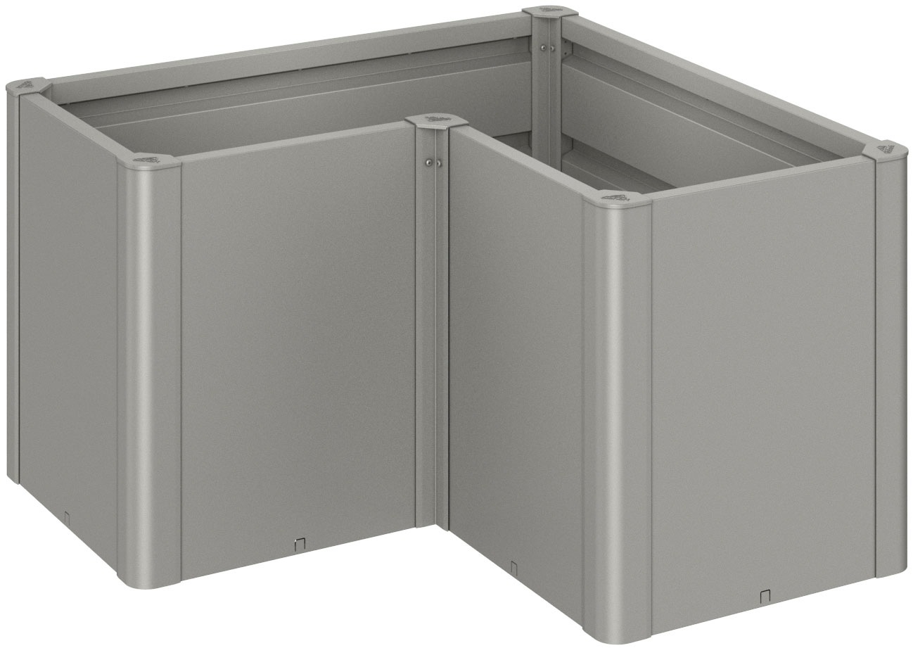 Biohort Hochbeet »BELVEDERE L-Form midi 1, verschiedene Farben«, 102x102x61 cm, extrem langlebig, aus Metall