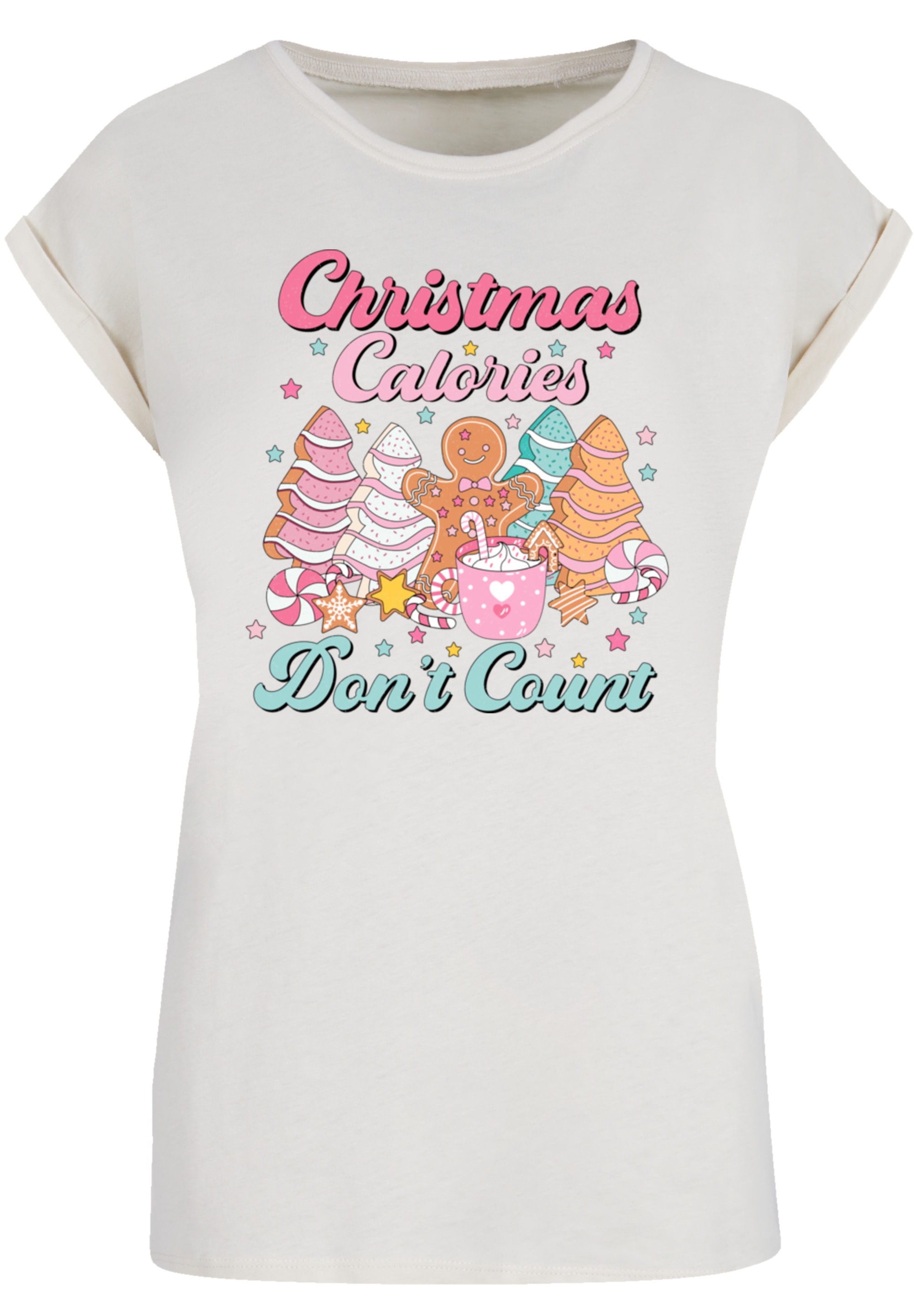 F4NT4STIC T-Shirt "Weihnachten Dont Count Candy", Premium Qualität, Weihnac günstig online kaufen