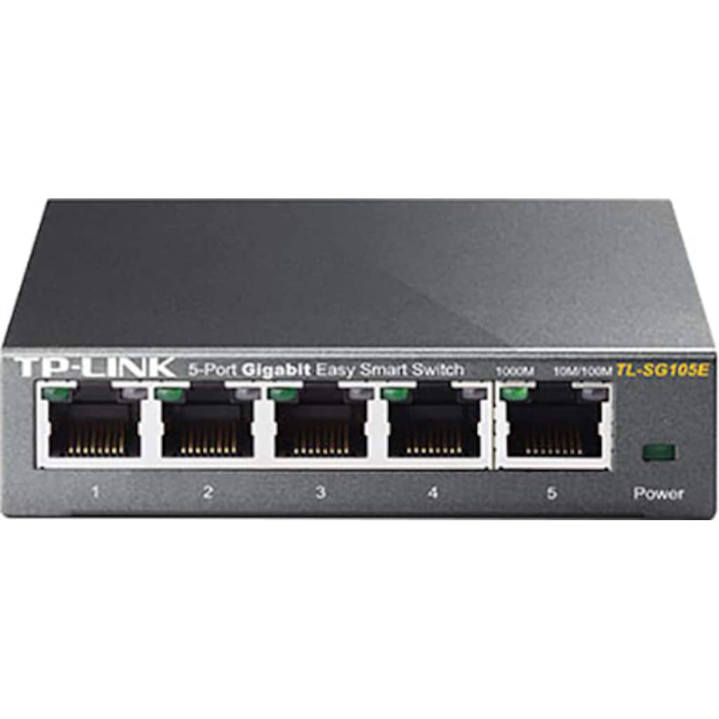 TP-Link Netzwerk-Switch »TL-SG105E 5-Port«, (1 St.)