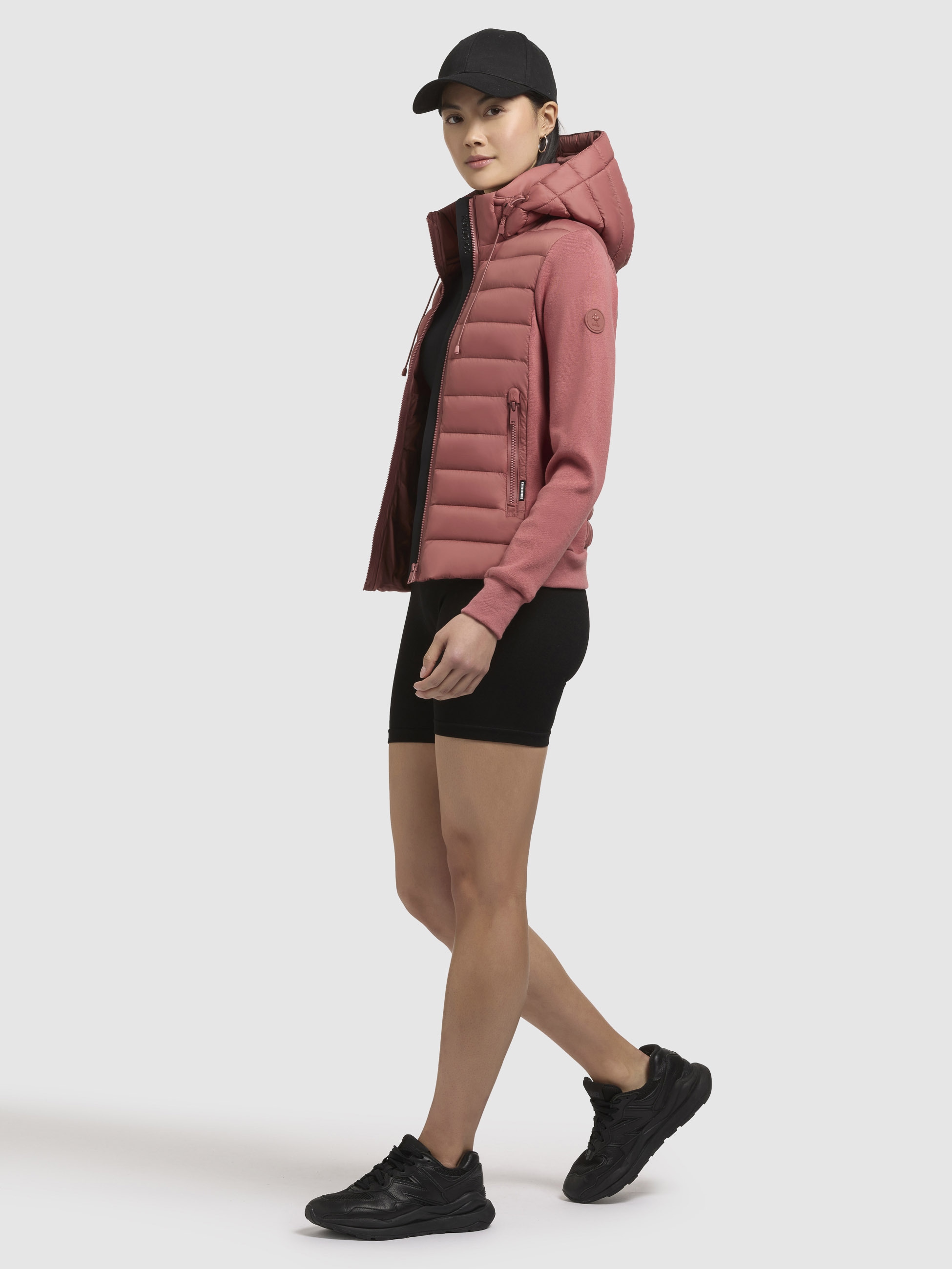 khujo Steppjacke »ATHI«, mit Kapuze