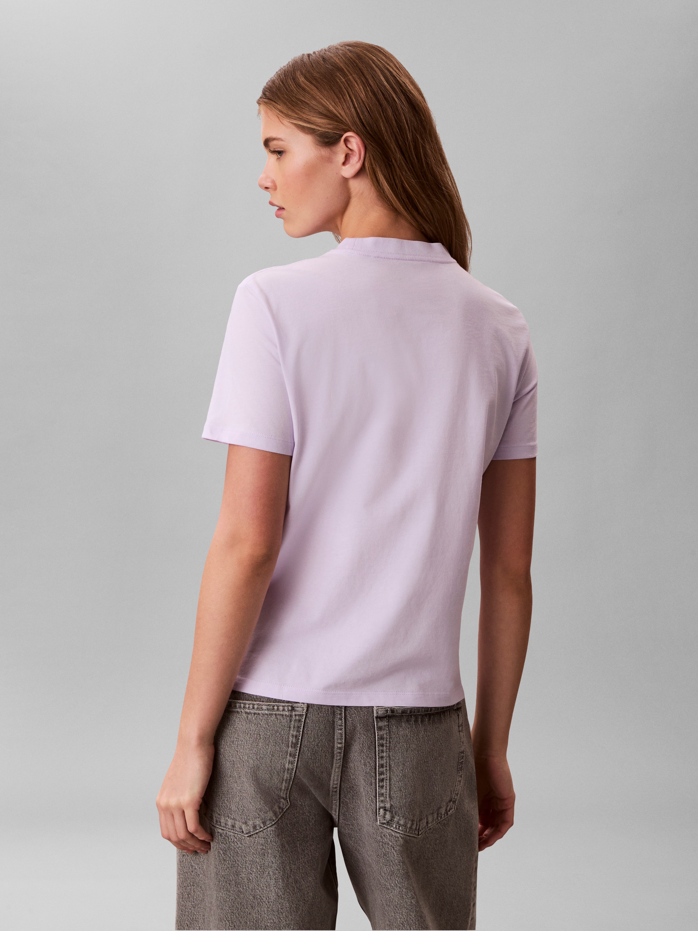 Calvin Klein Jeans T-Shirt "CLASIC MONOLOGO TEE" Regular fit mit Rundhalsau günstig online kaufen