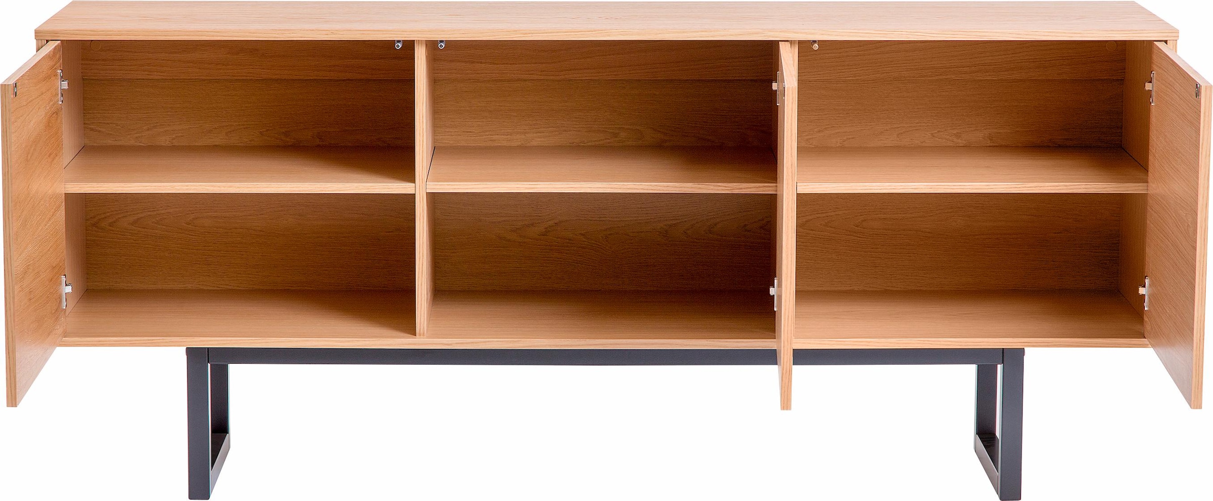 Woodman Sideboard »Malena«, Breite 175 cm, mit besonderem Print, mit Push-to open Funktion