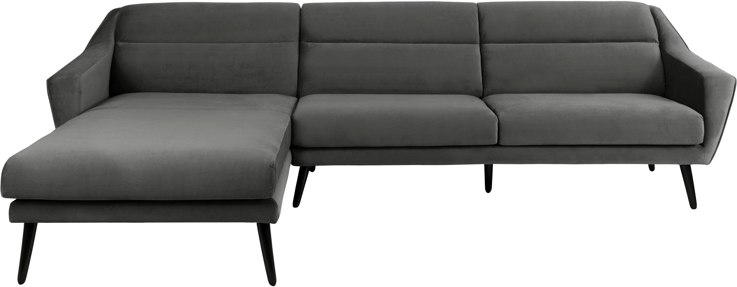 OTTO home Ecksofa "Bille L-Form" mit Naht im Rückenkissen und Beinen aus Ei günstig online kaufen