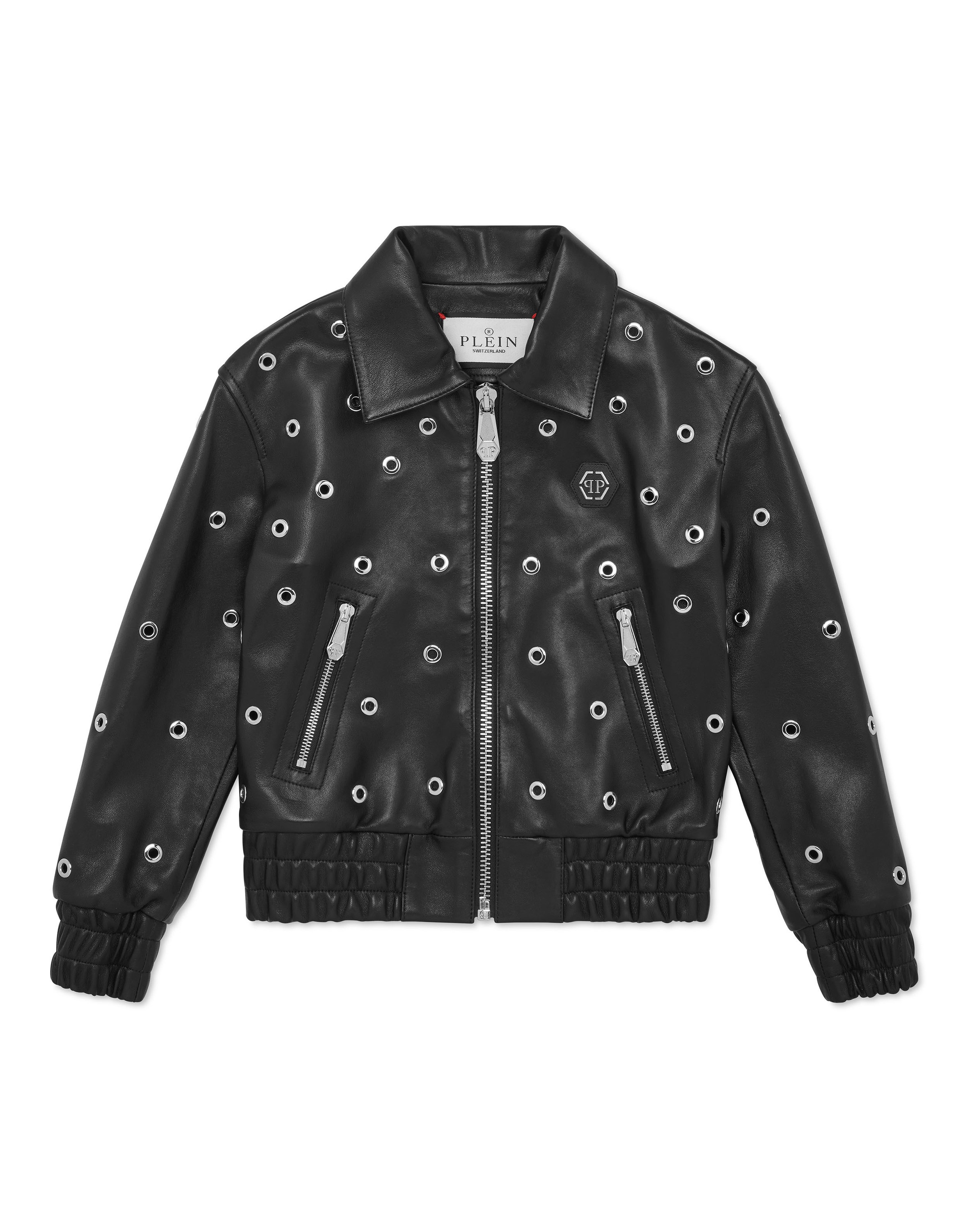 PHILIPP PLEIN Lederjacke "Leder-Bomberjacke"