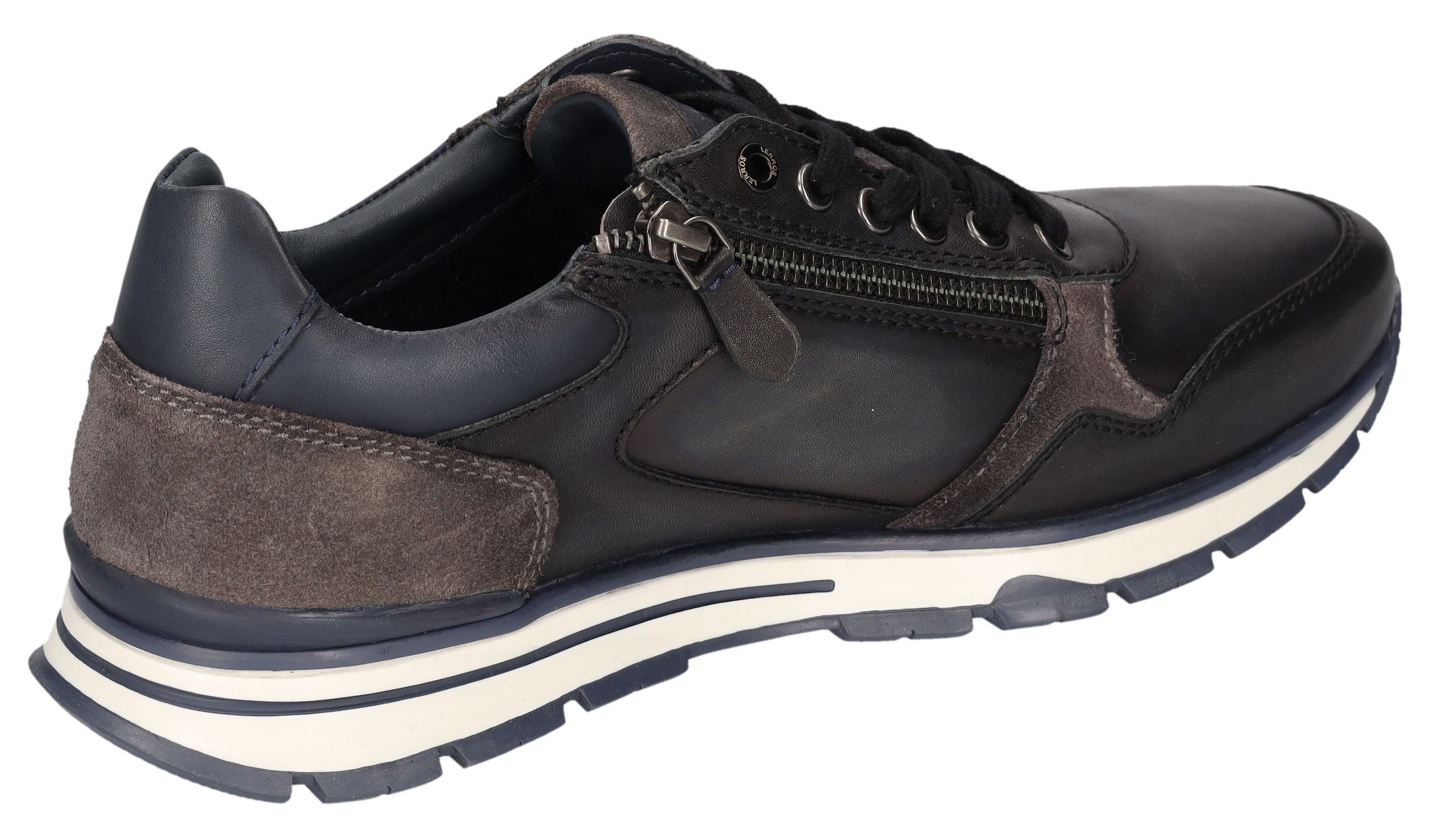 LERROS Sneaker, mit Reißverschluss, Schnürschuh, Freizeitschuh, Halbschuh