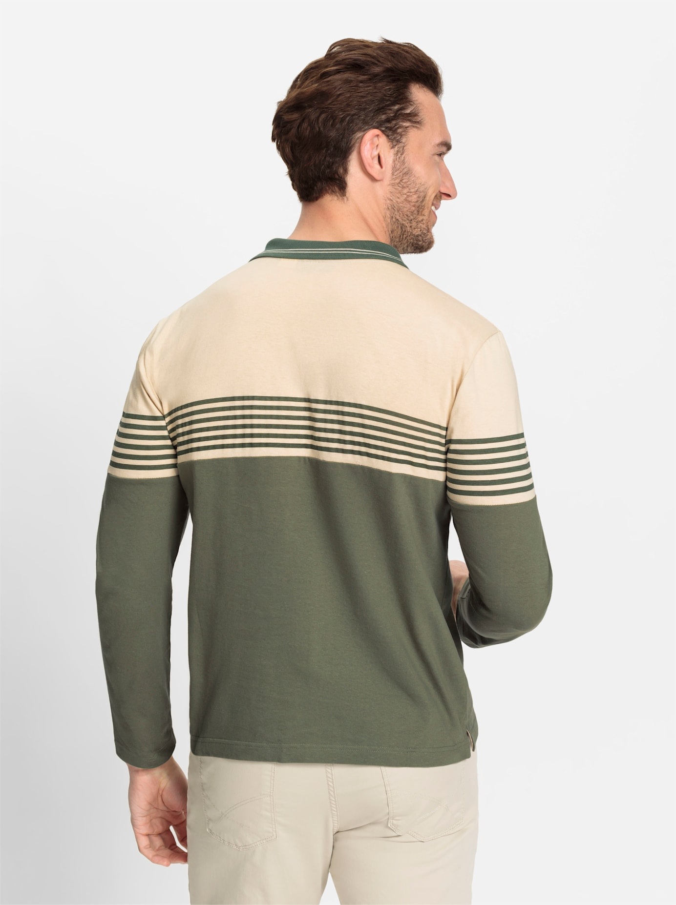 Thumbnail - Marco Donati Poloshirt "Langarm-Poloshirt" 1 Stk.