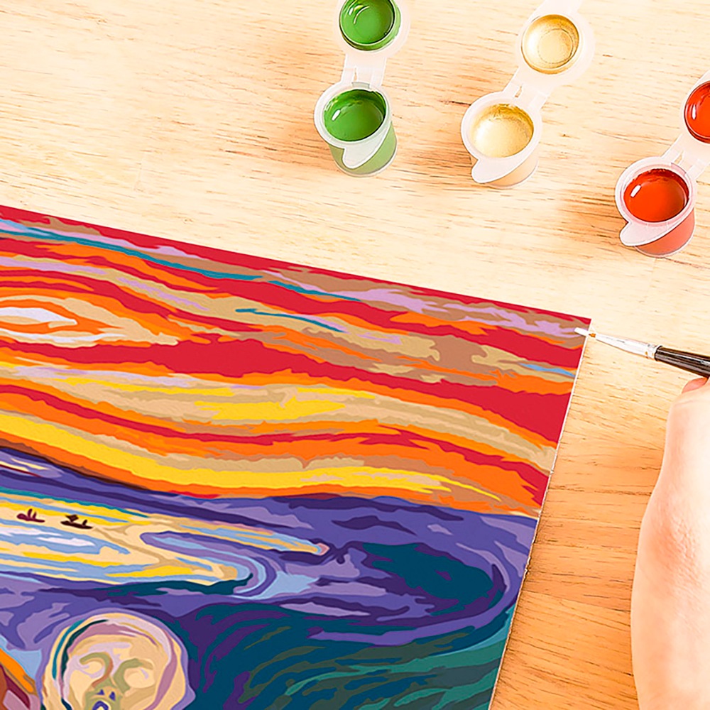 Ravensburger Malen nach Zahlen »CreArt, ART Collection, Munch-Schrei«, für Erwachsene; Made in Europe