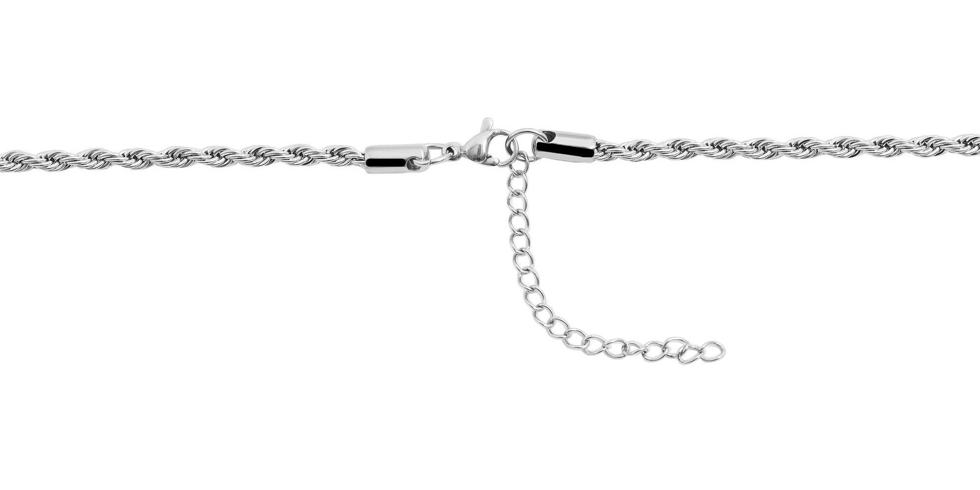 Adelia´s Kette ohne Anhänger »Damen Halskette – Kordelkette aus Edelstahl 70 cm« Schöne Geschenkidee zum Weihnachten