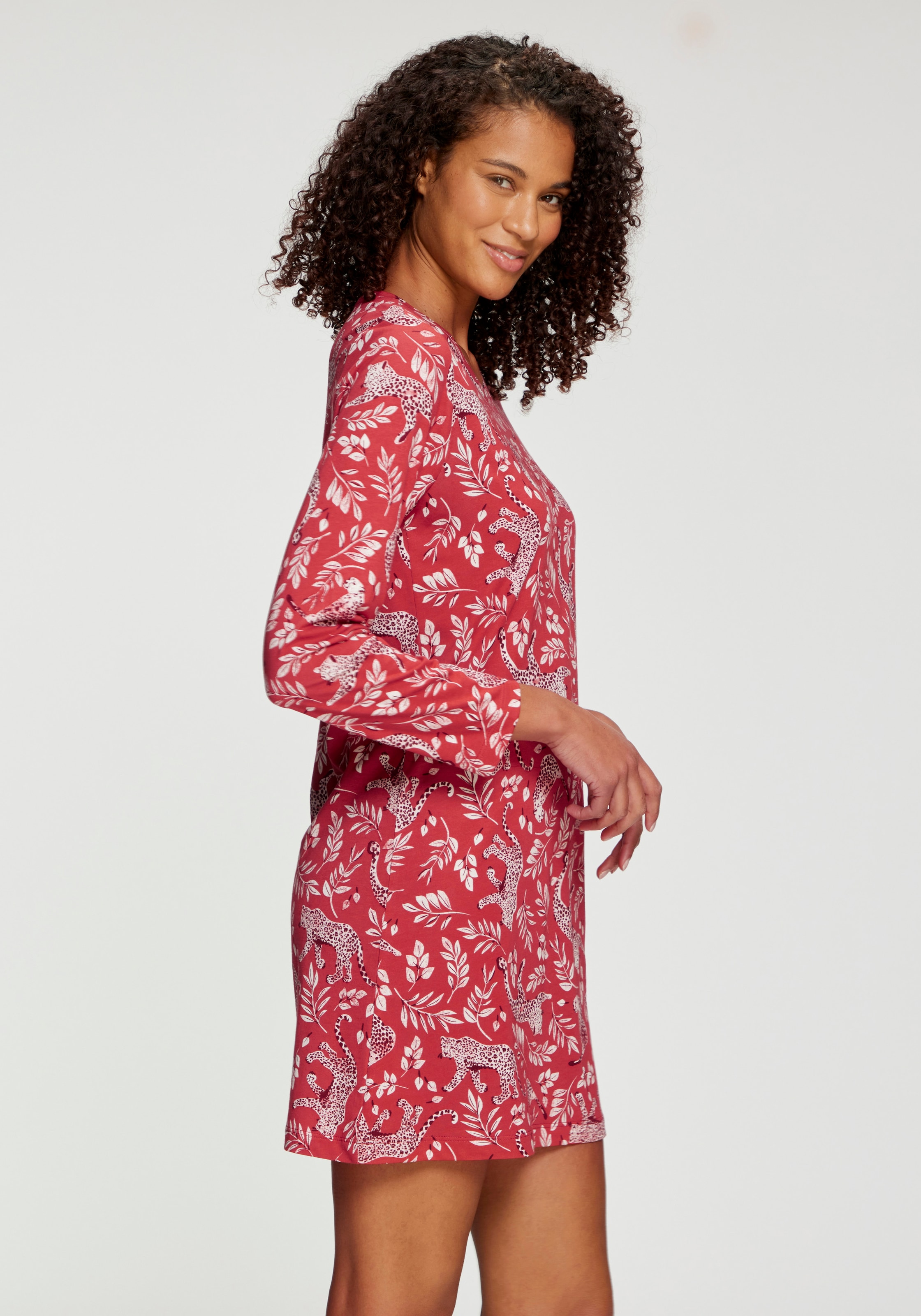 Vivance Dreams by Lascana Nachthemd 1 tlg. mit All-Over Print
