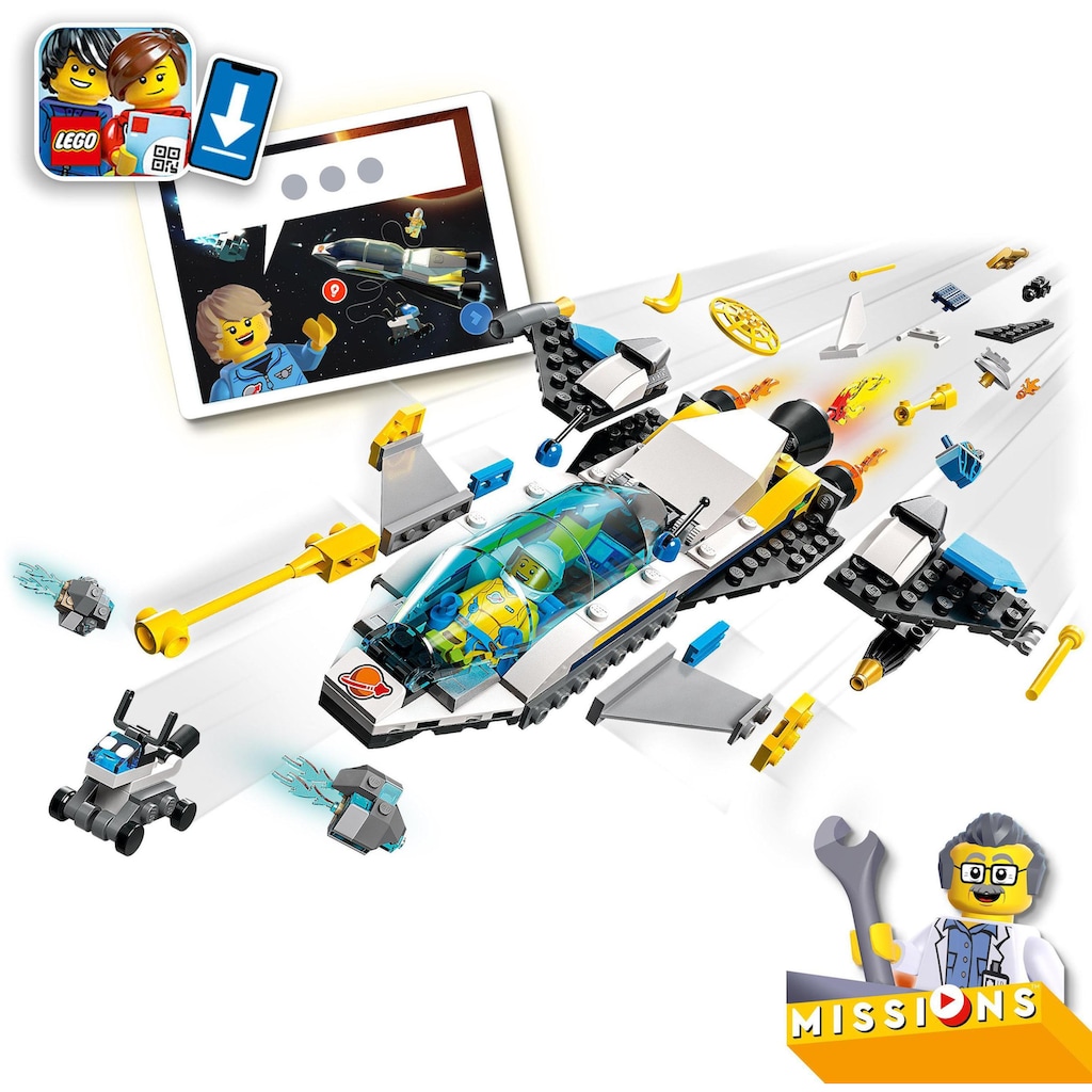 LEGO® Konstruktionsspielsteine »Erkundungsmissionen im Weltraum (60354), LEGO® City«, (298 St.), Made in Europe