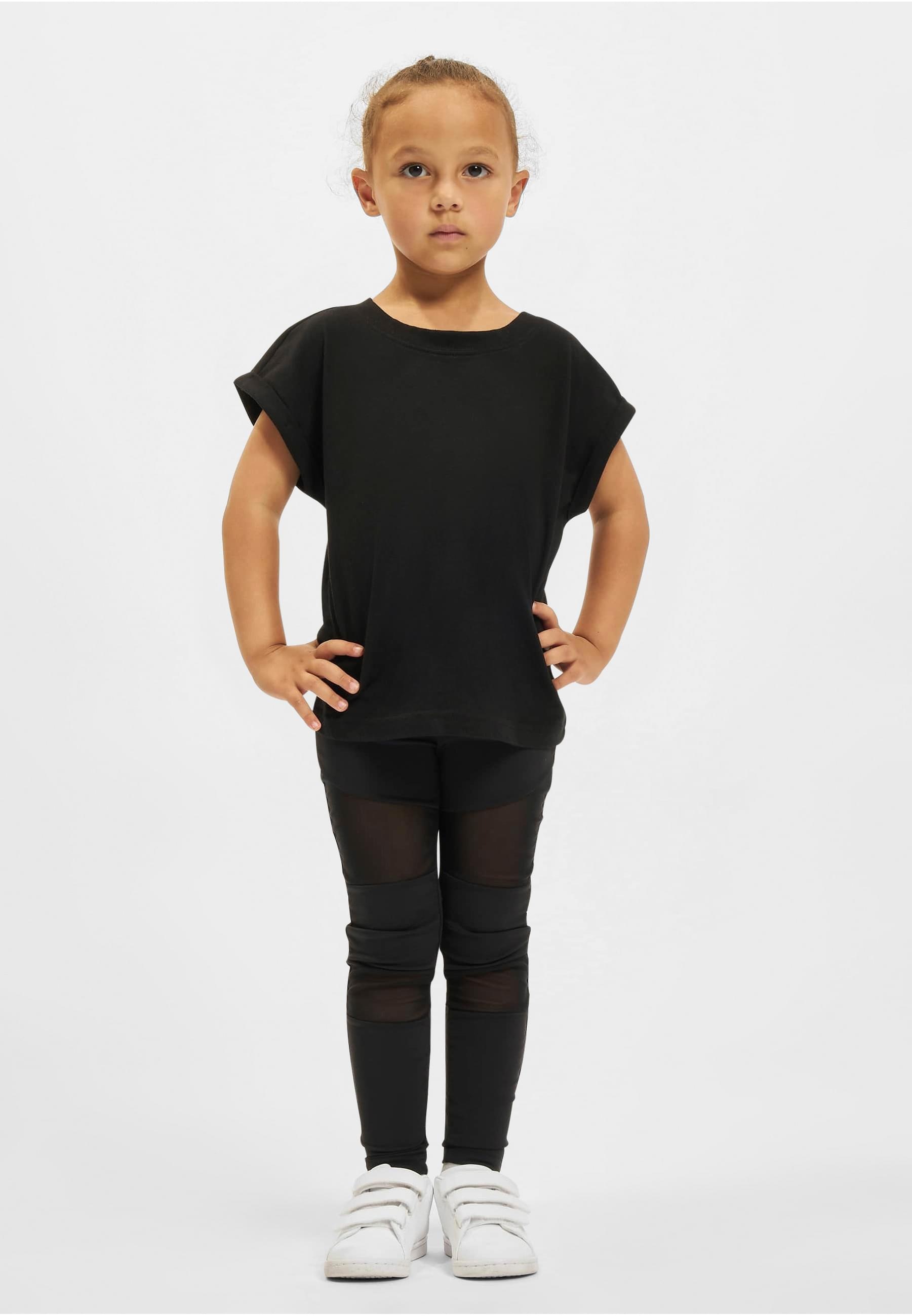 URBAN CLASSICS T-Shirt »Urban Classics Damen Girls Organic Extended Shoulder Tee«, (1 tlg.)