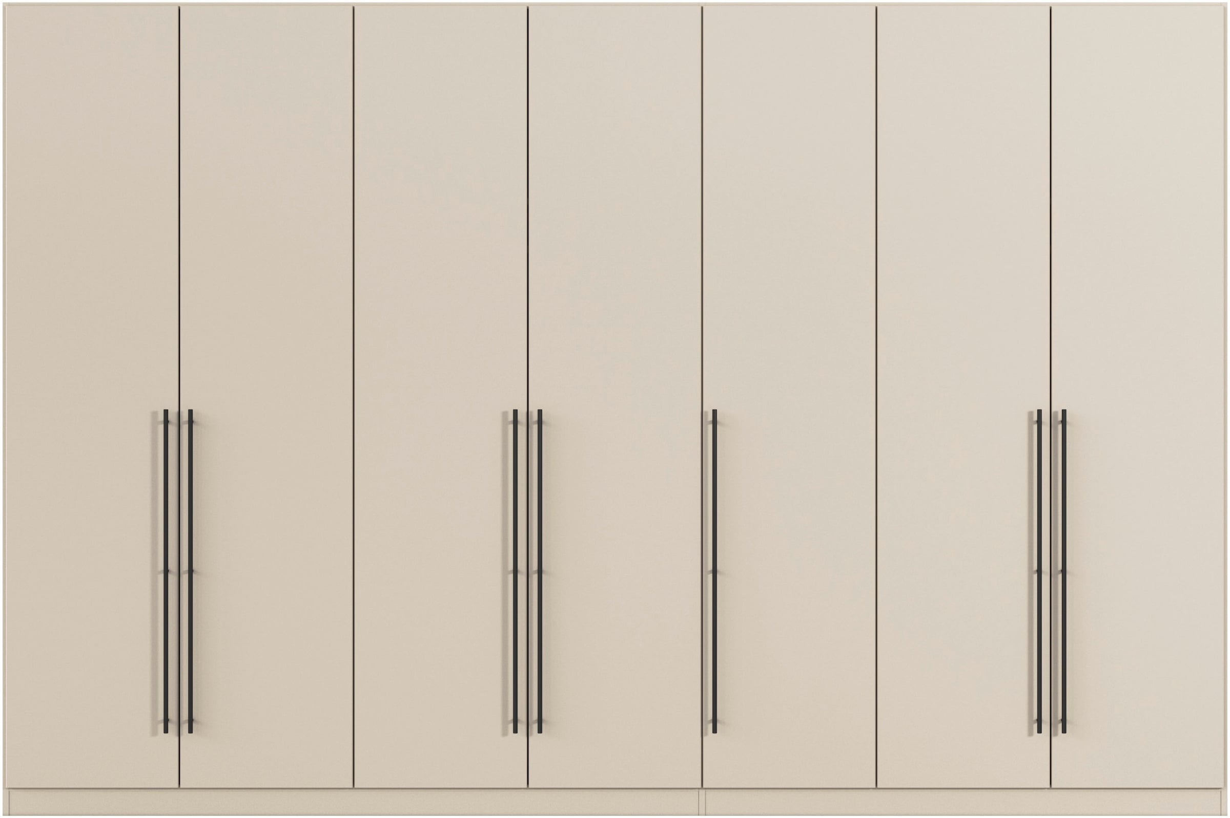 rauch Kleiderschrank, (in 3 verschiedenen Ausstattungen BASIC/CLASSIC/PREMIUM), mit hochwertigen Stangengriffen in Schwarz aus Metall MADE IN GERMANY