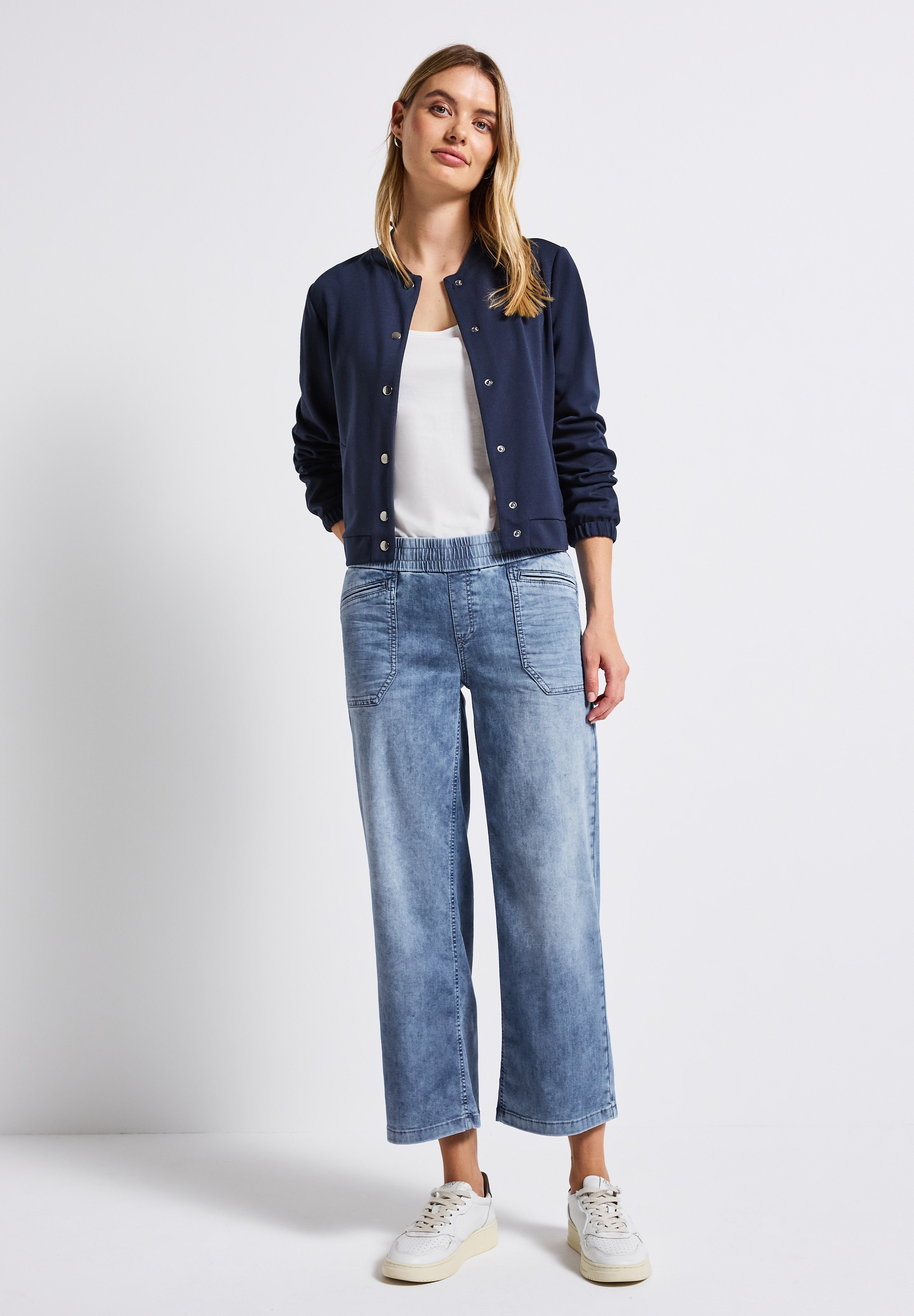 STREET ONE Loose-fit-Jeans, Middle Waist