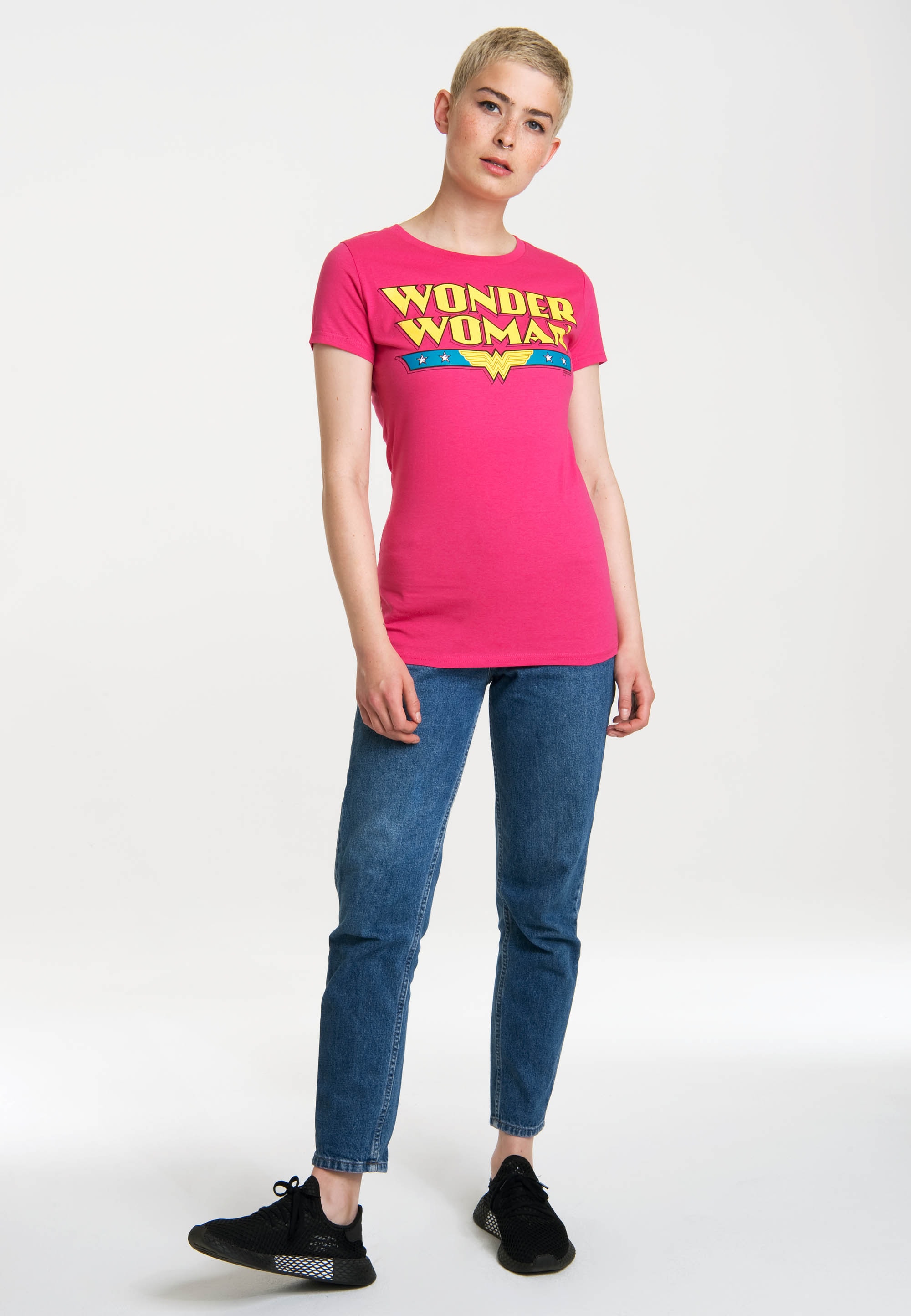 T-Shirt »Wonder Woman - Logo«, mit coolem Frontprint