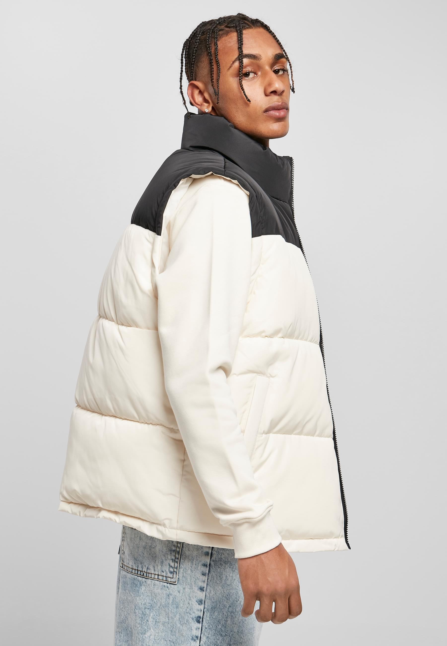 URBAN CLASSICS Jerseyweste »Urban Classics Herren Block Puffer Vest«, (1 tlg.)