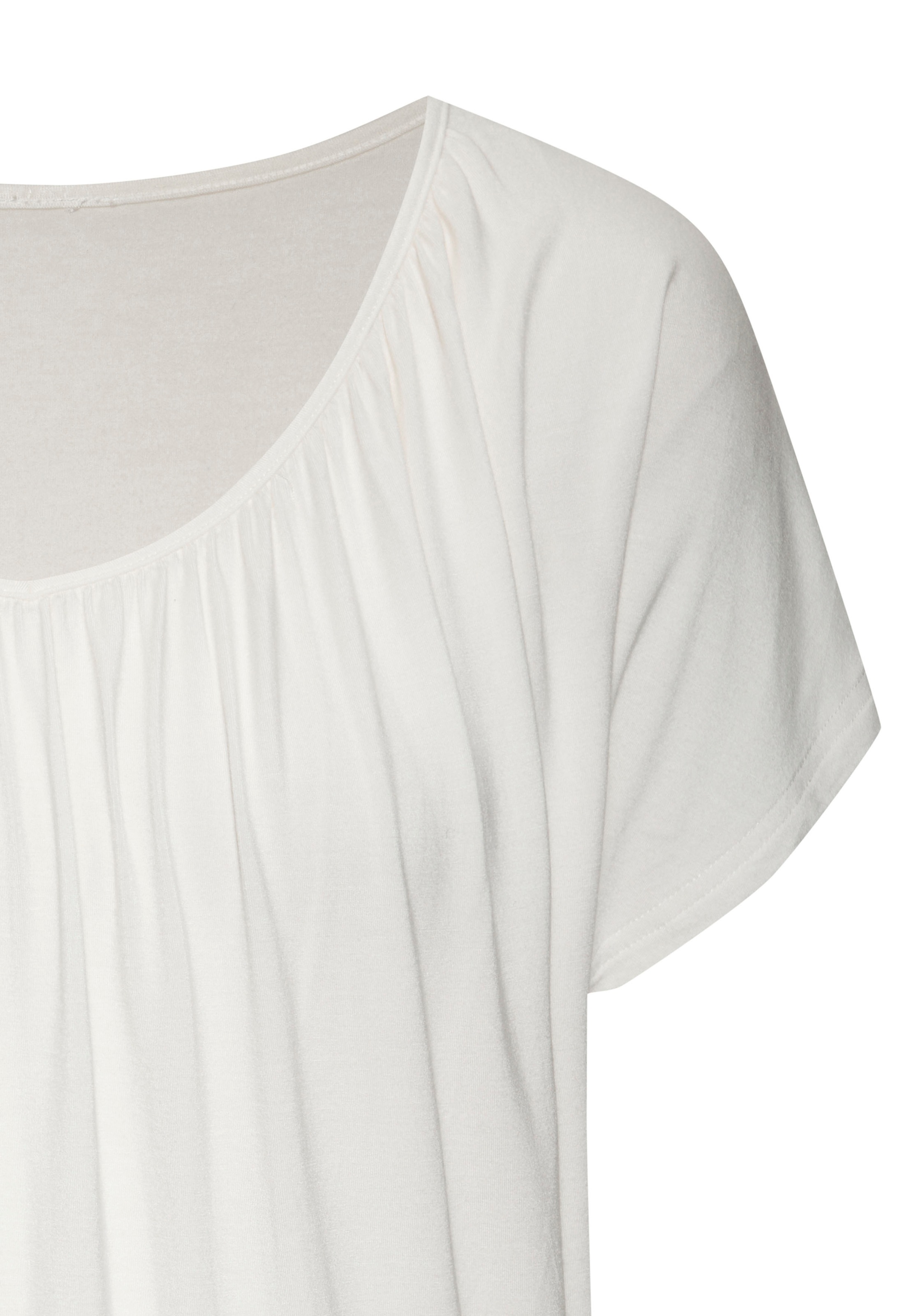 Thumbnail - LASCANA Kurzarmshirt 1 Stk. mit Gummizug am Bund