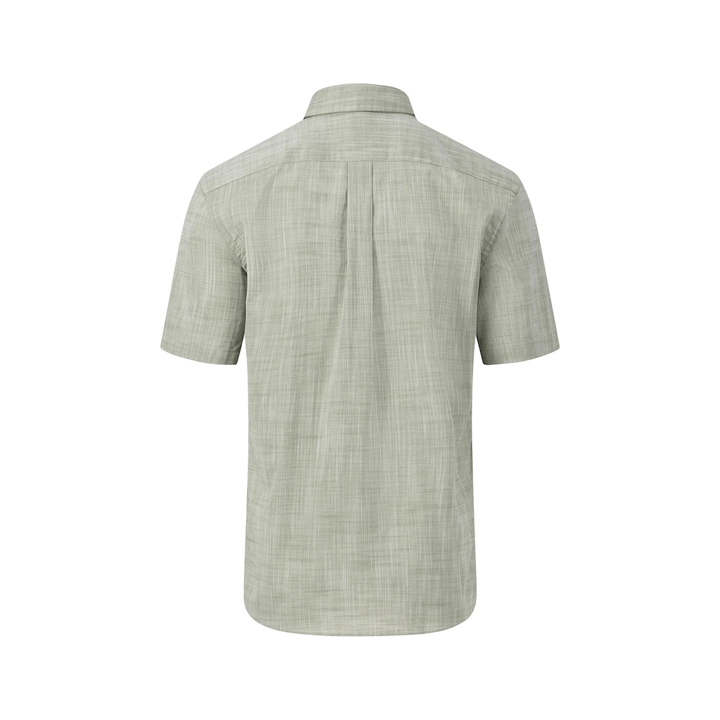 FYNCH-HATTON Kurzarmhemd, mit Markenlabel auf der Brusttasche