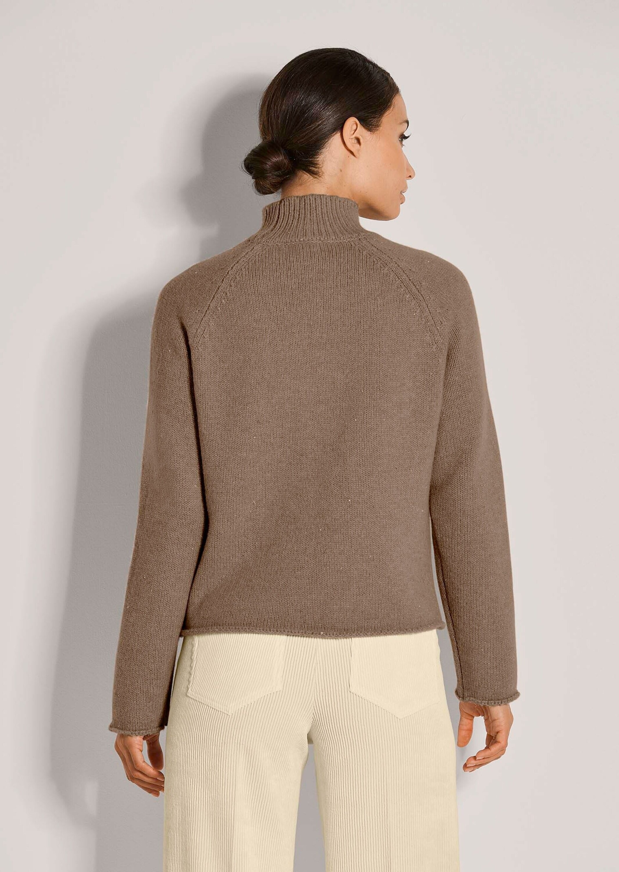 MADELEINE Longpullover Strickpullover Brown 44/46 3