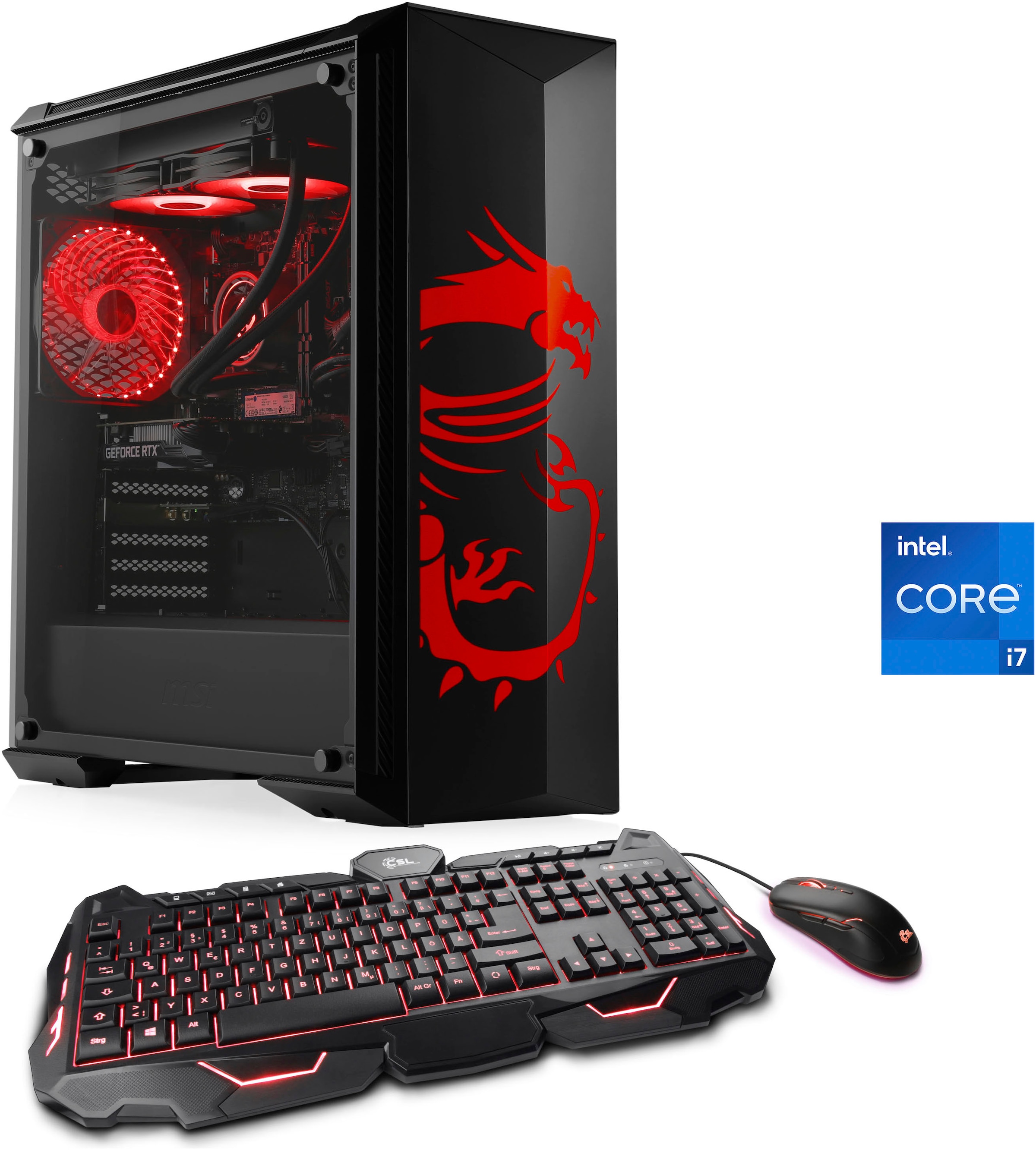 Gaming-PC »HydroX V29577 MSI Dragon Advanced Edition«