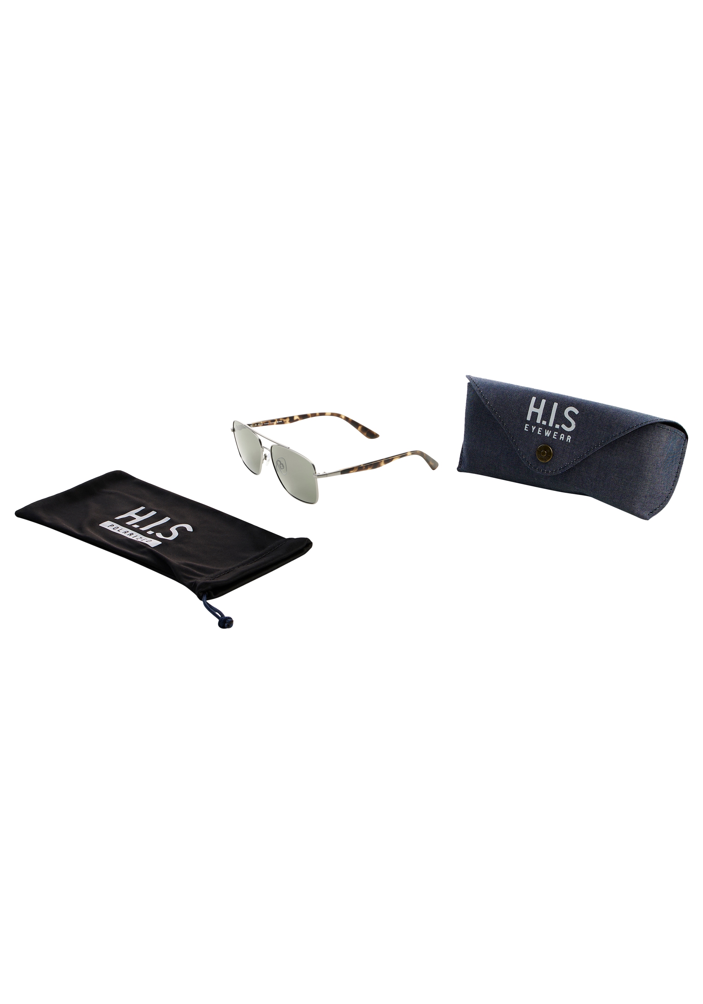 H.I.S Sonnenbrille 3 Stk. Filterkategorie 3, 100% UVA & 100% UVB Schutz, polarisierende Gläser