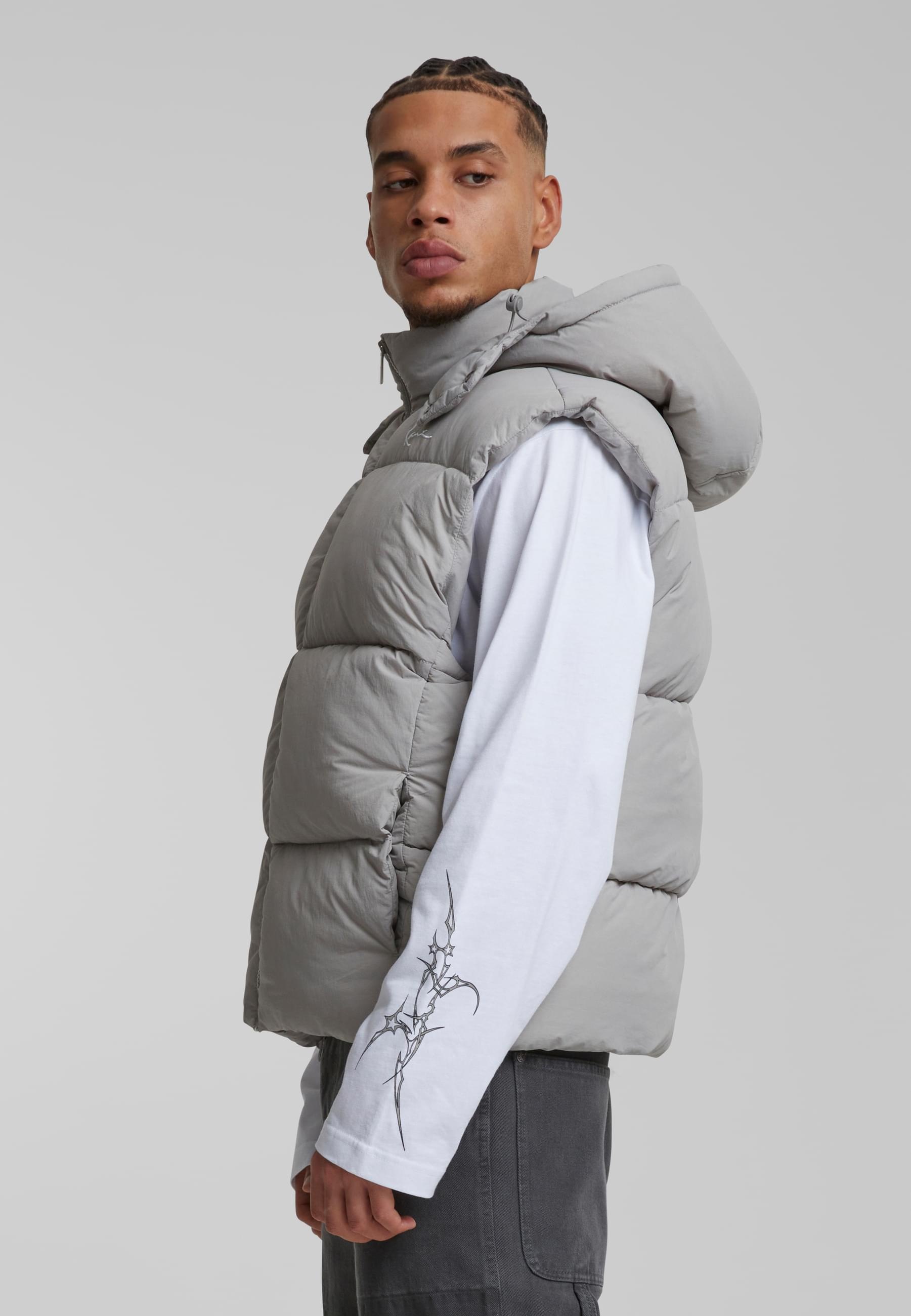 Karl Kani Steppweste »Karl Kani Karl Kani Small Signature Puffer Vest«, (1 tlg.)