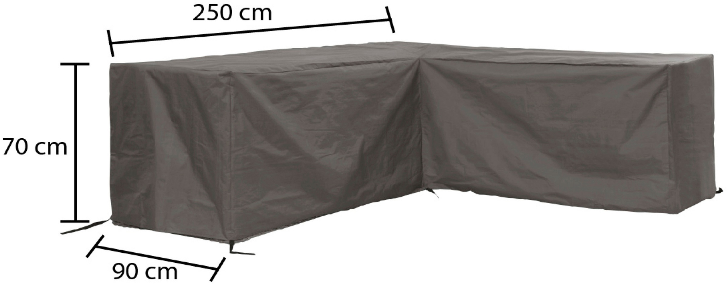 winza outdoor covers Gartenmöbel-Schutzhülle, geeignet für Loungeset, Maße 250/90x250/90x70 cm