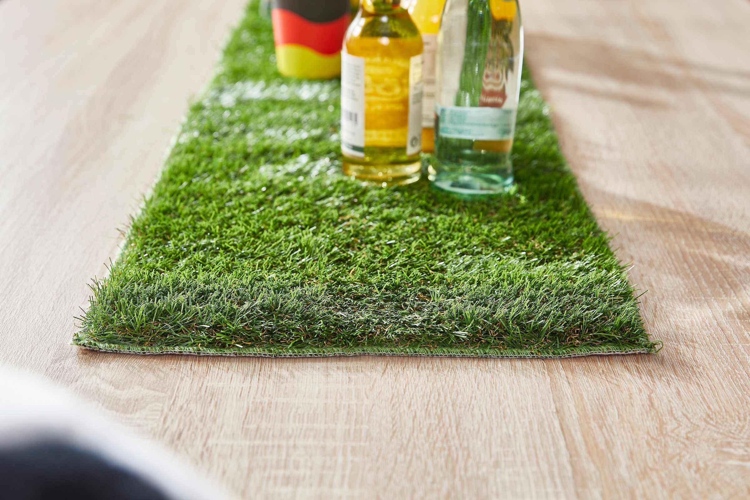 Andiamo Tischläufer »Kuba, ideale Tischdeko für Fußball Fans« Kunstrasen, 30/140 cm, natürliche Optik, waschbar