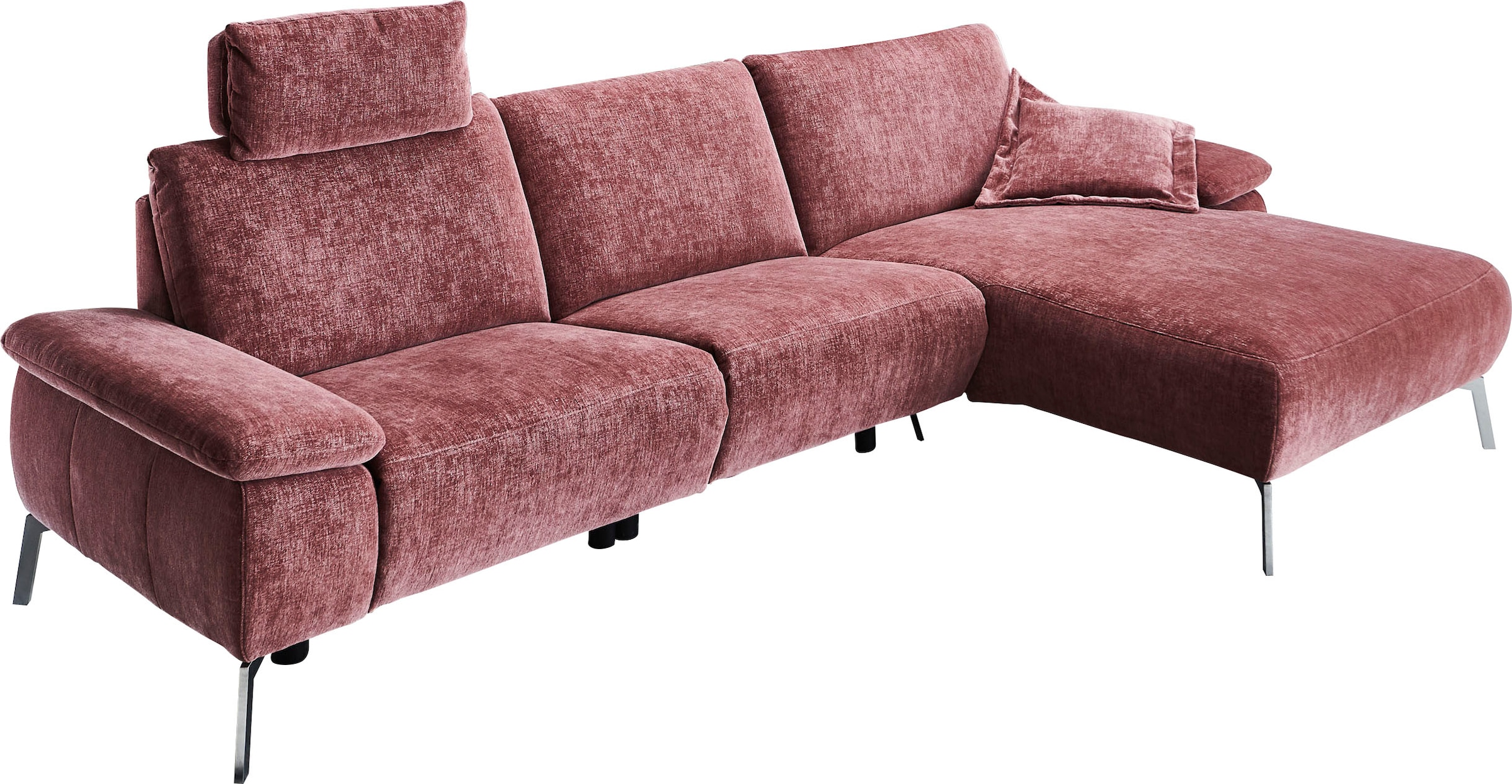 INOSIGN Ecksofa "Bellini L-Form", teilmotorische Relaxfunktion an 1 Element günstig online kaufen