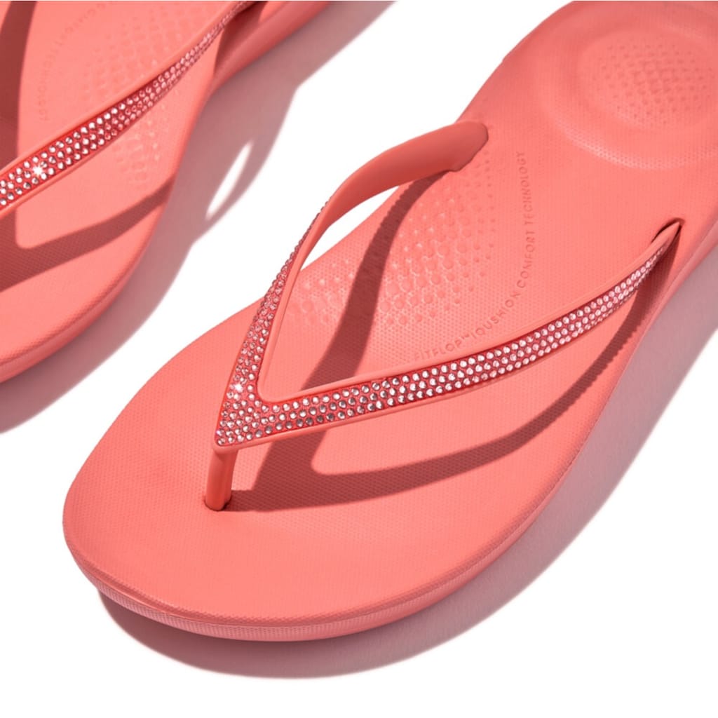 Fitflop Zehentrenner »iQUSHION SPARKLE - CLASSIC«