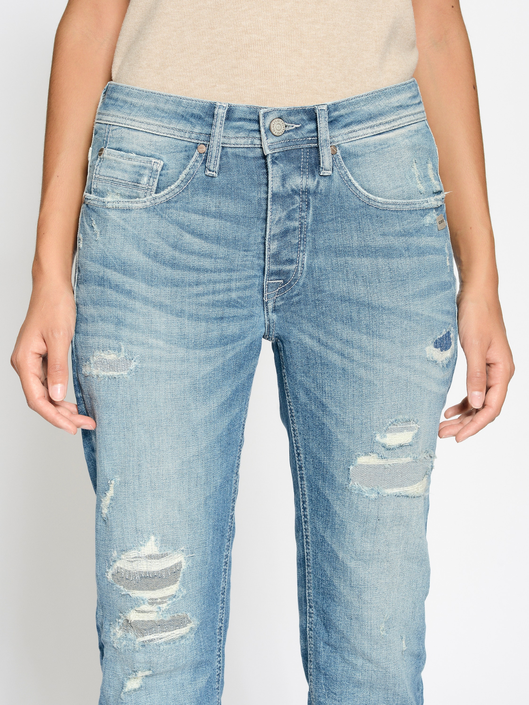 GANG Boyfriend-Jeans »GANG Jeans Boyfriend 94NICA CROPPED«