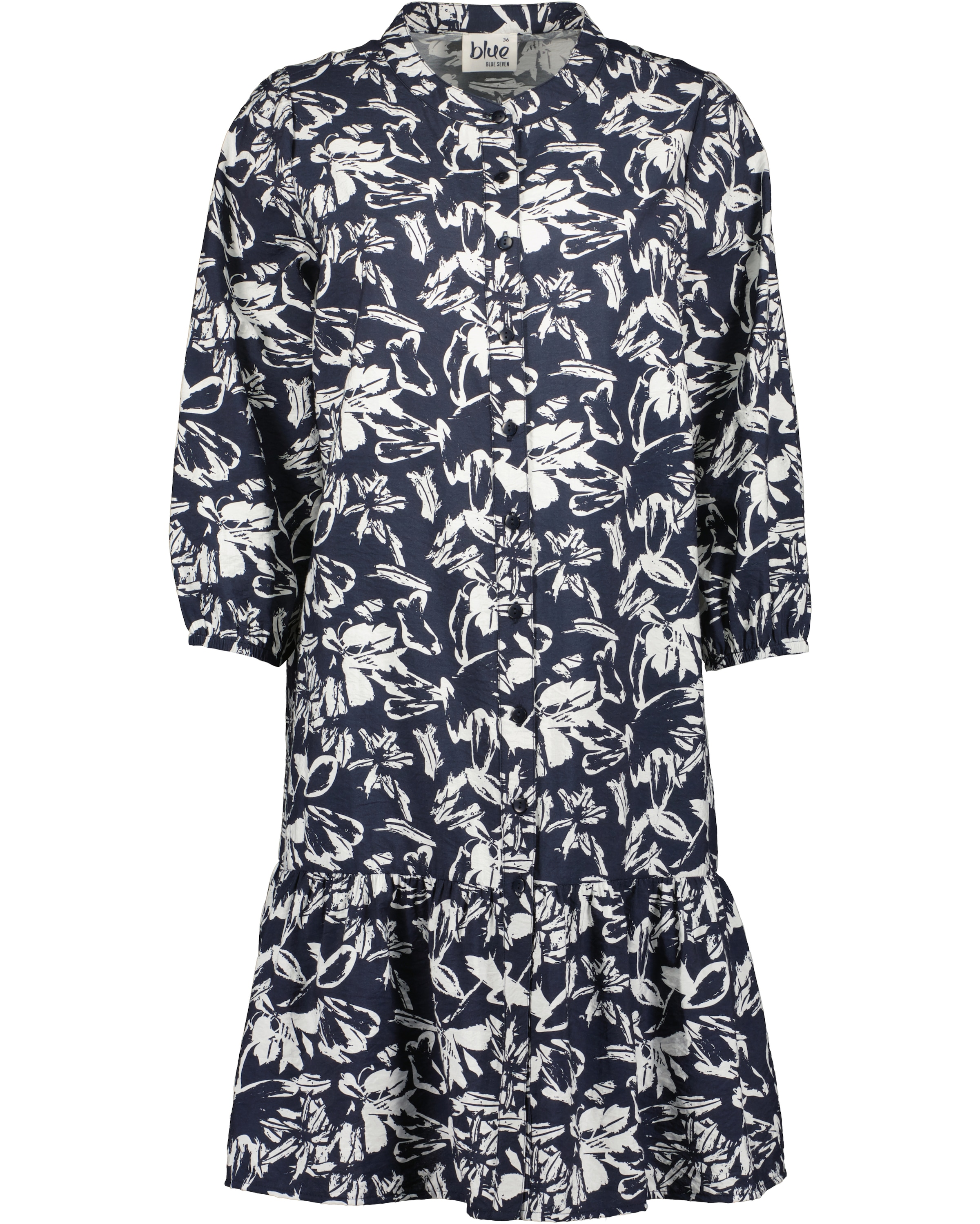 Blue Seven Sommerkleid "Blue Seven Kleid mit 3/4 Ärmeln" 1 tlg. tlg. günstig online kaufen