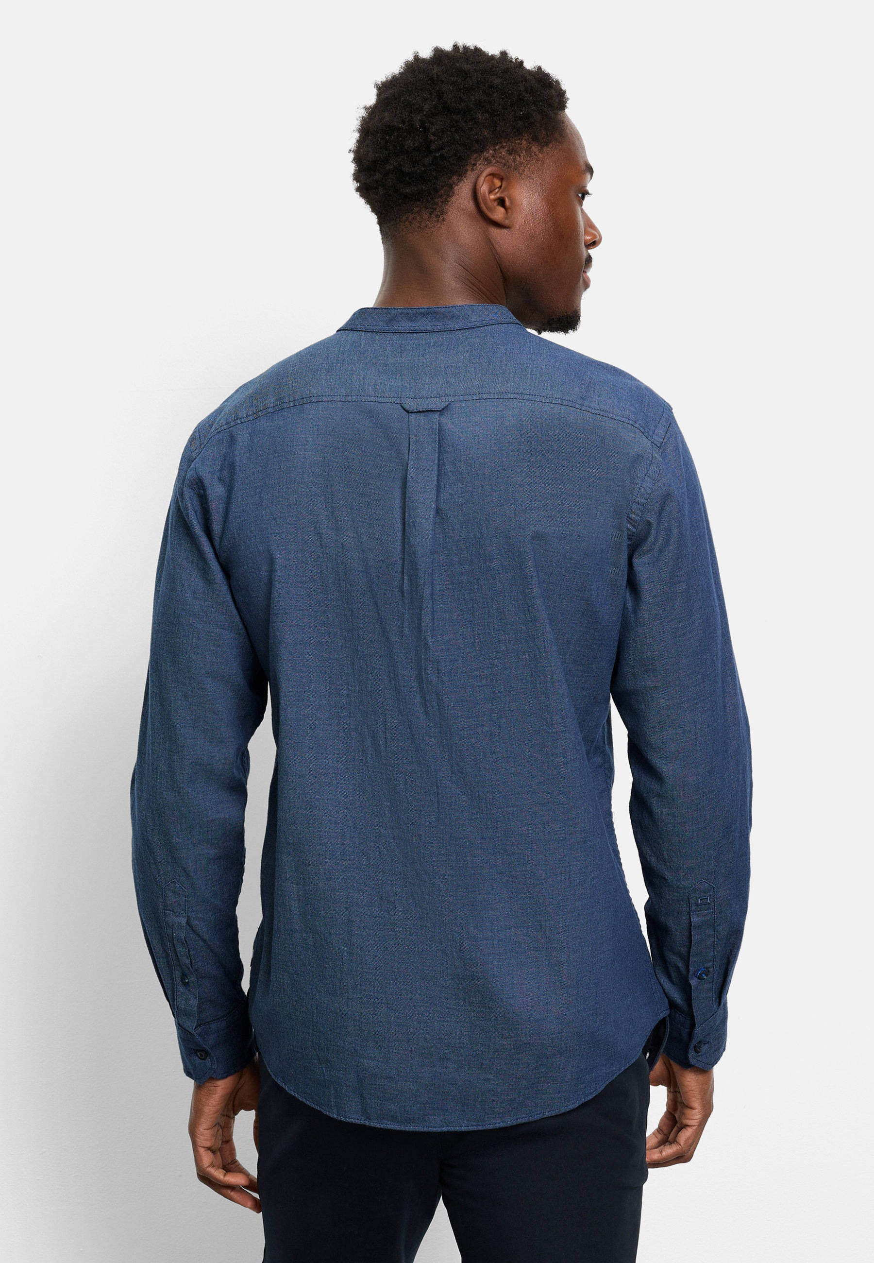 OLYMP Langarmhemd »OLYMP Casual, regular fit, Stehkragen«