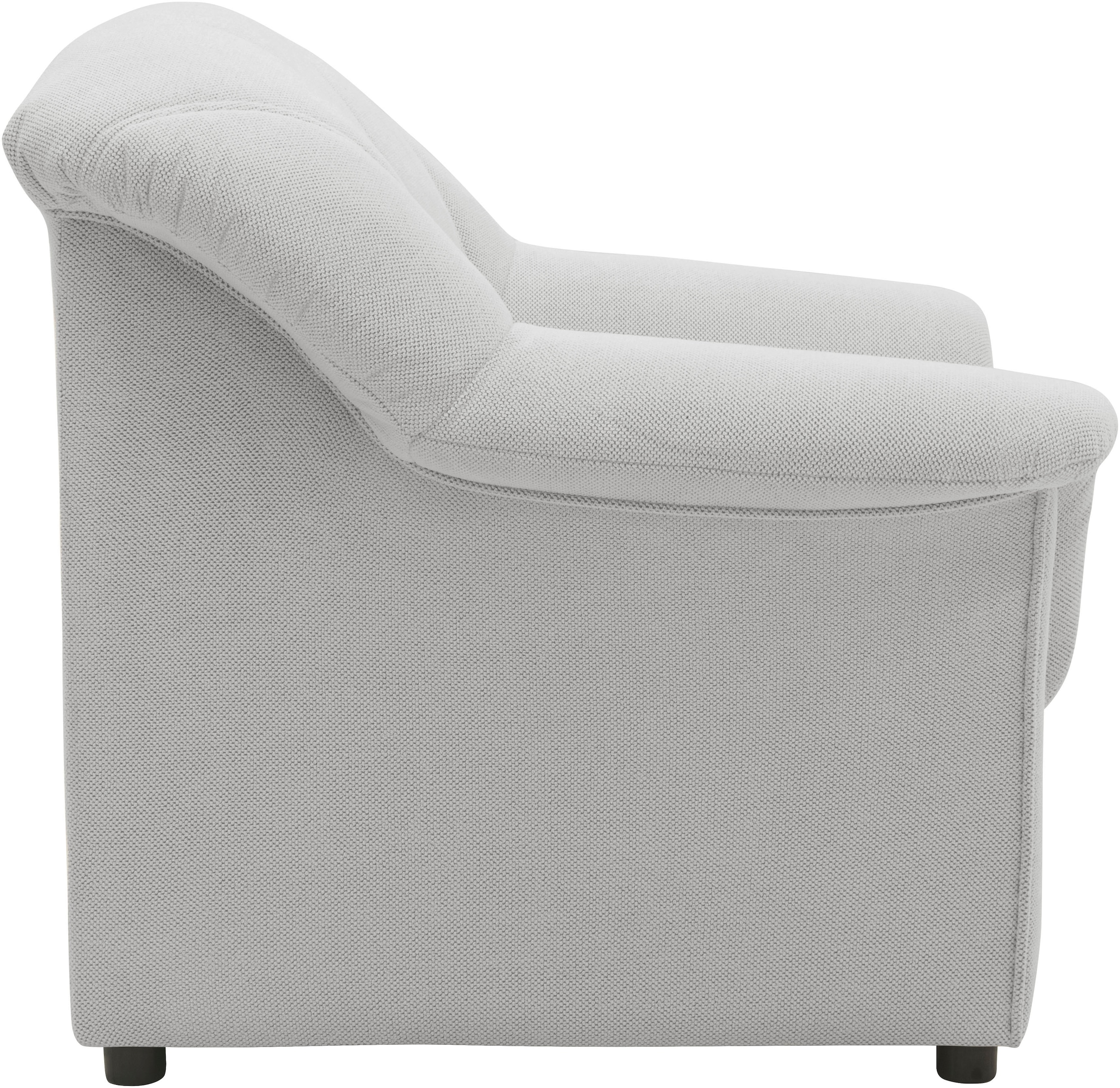 DOMO collection Sessel »Flores«, wahlweise mit Federkern (nicht bei Microfaser PRIMABELLE®-Struktur)