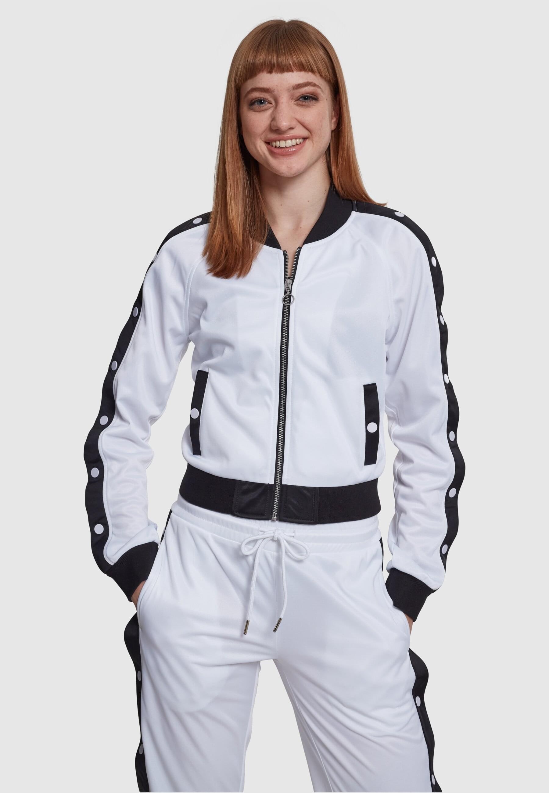 URBAN CLASSICS Anorak »Urban Classics Damen Ladies Button Up Track Jacket«, (1 St.), ohne Kapuze