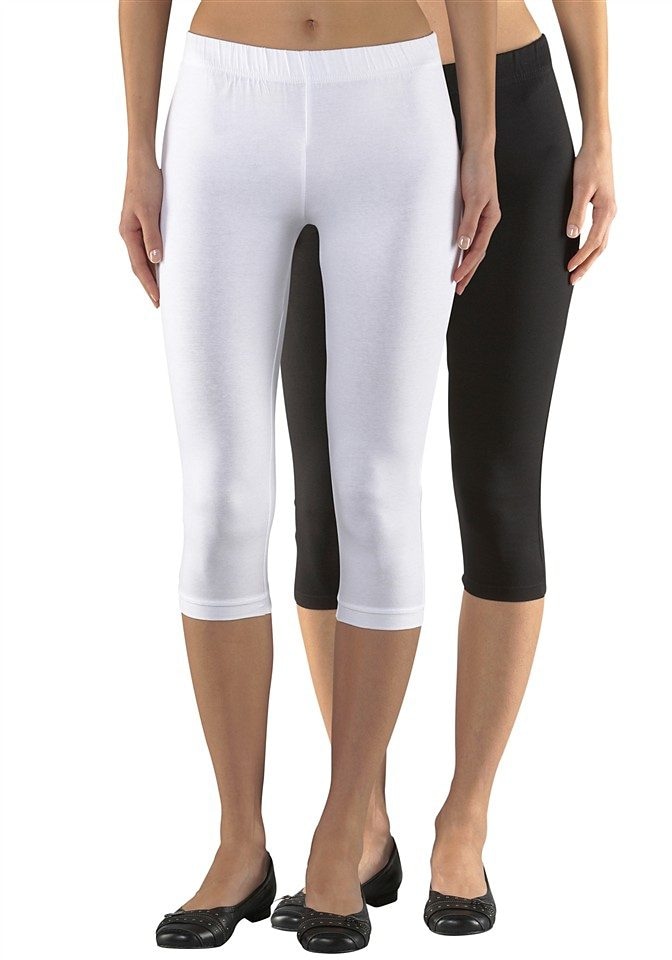 Boysen's Leggings, (Packung, 2er-Pack), in Capri-Länge