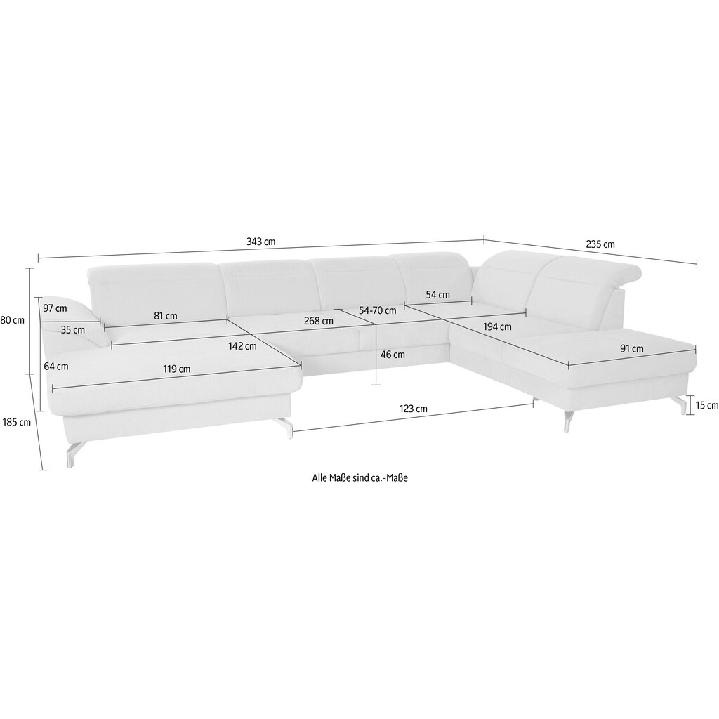 sit&more Wohnlandschaft »Percy«