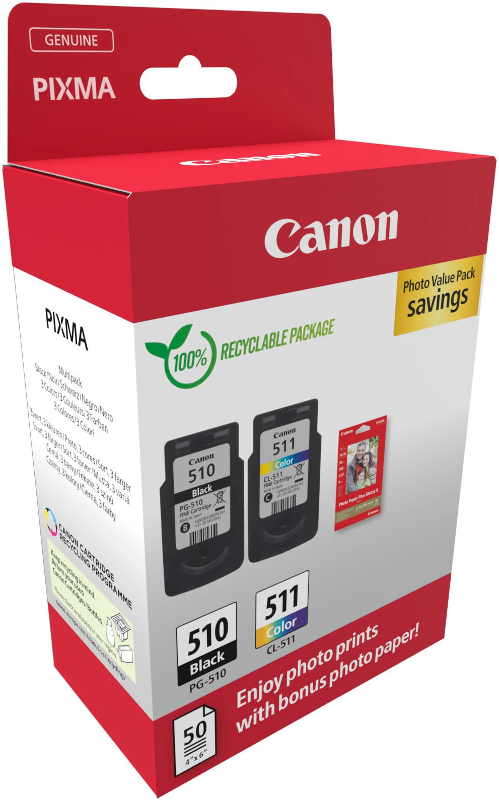 Canon Tintenpatrone »PG-510/CL-511 Photo Val...