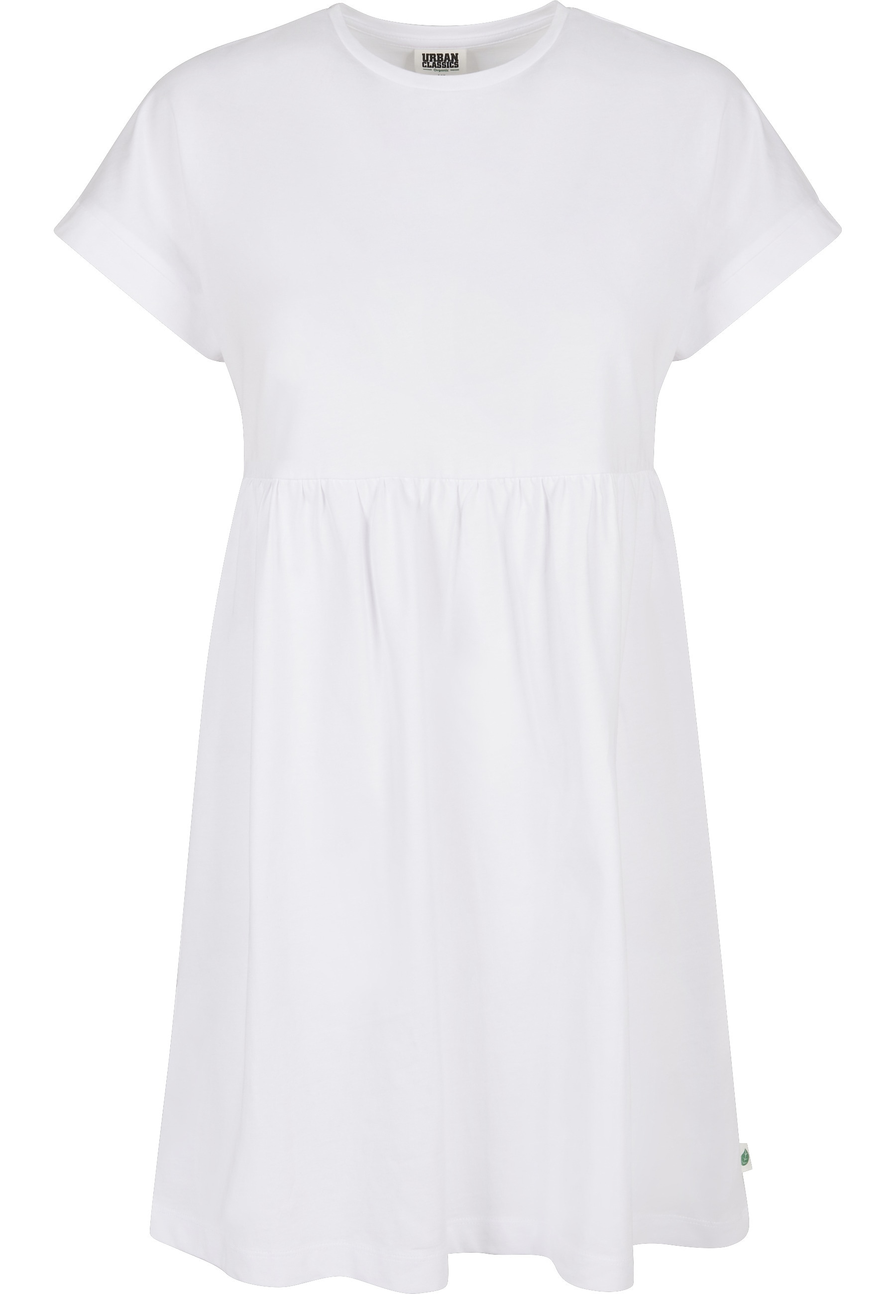 URBAN CLASSICS A-Linien-Kleid "Urban Classics Damen Ladies Organic Empire Valance Tee Dress" 1 Stk. tlg.
