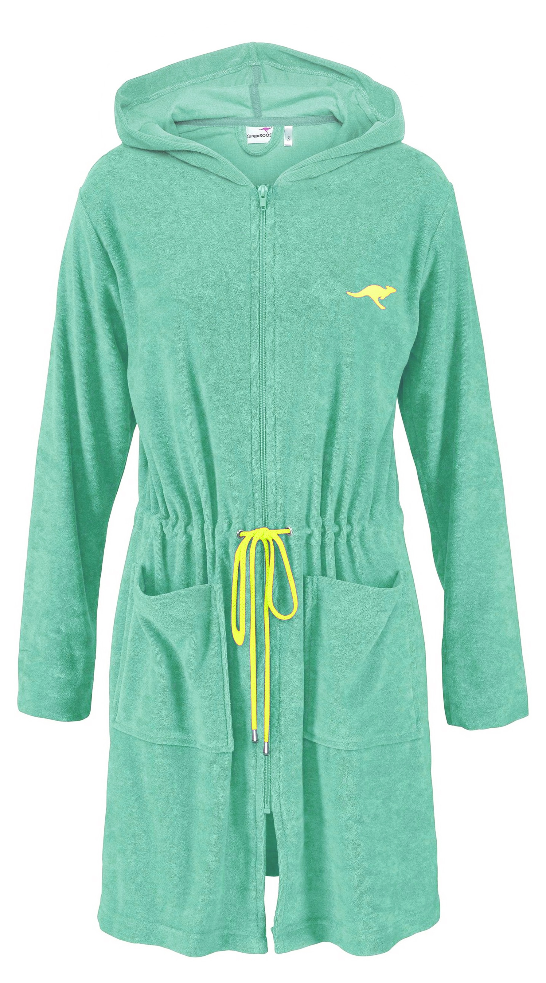 KangaROOS Damenbademantel "Kira, ideal für Sauna & Spa, Hotelbademantel, Mo günstig online kaufen