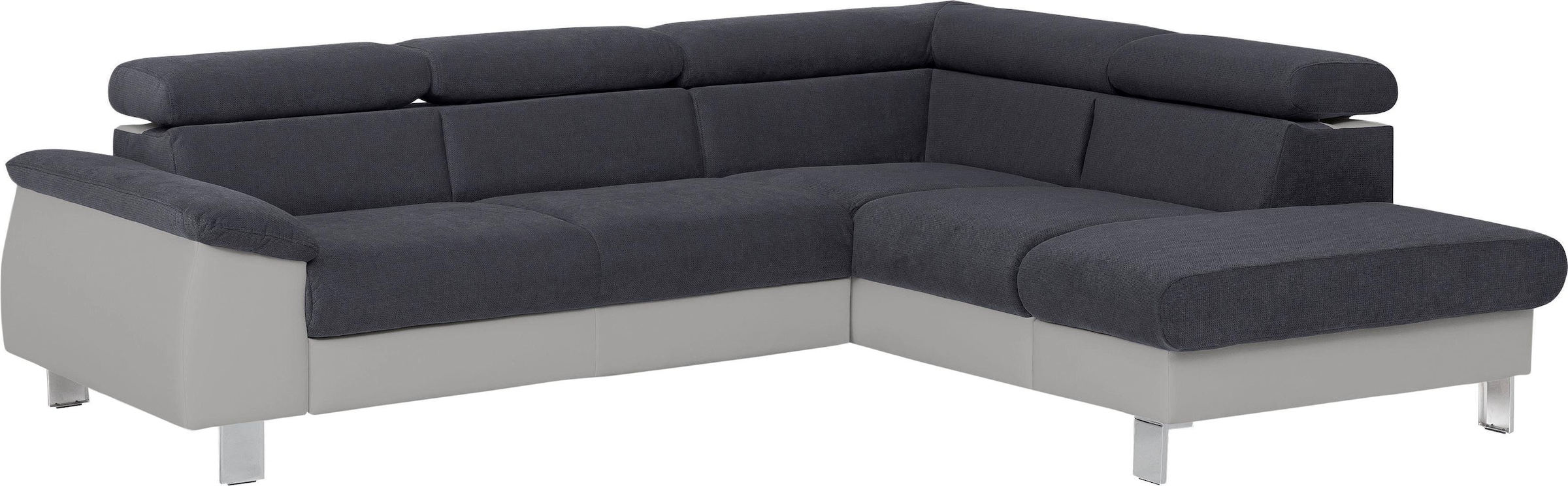 COTTA Ecksofa "Komaris L-Form mit Kopfteilverstellung", wahlweise mit Bettf günstig online kaufen