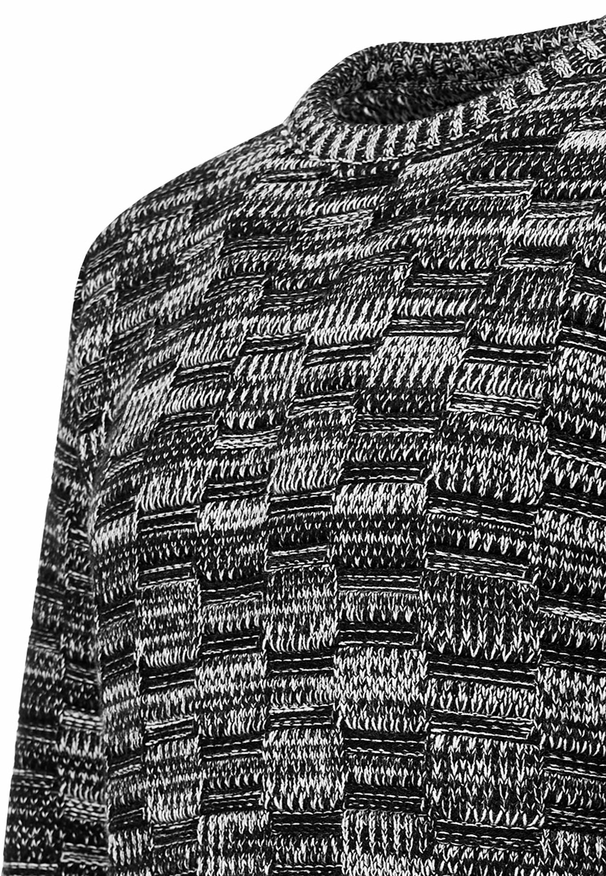 Rusty Neal Strickpullover mit dezenter Musterung und Strick-Design