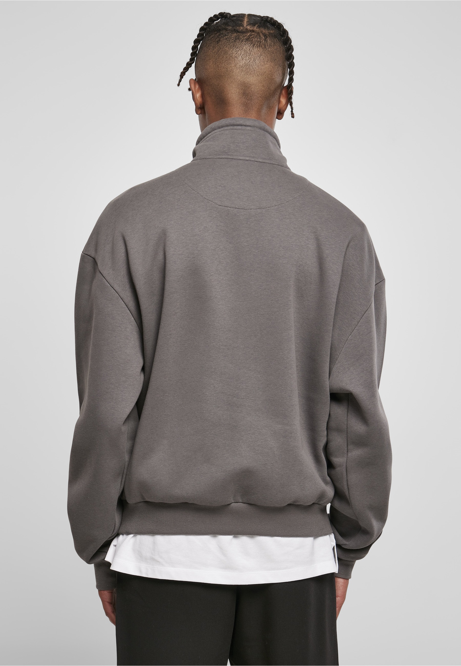 URBAN CLASSICS Kapuzensweatshirt »Urban Classics Herren Organic Drawstring Troyer«, 1 Stk.
