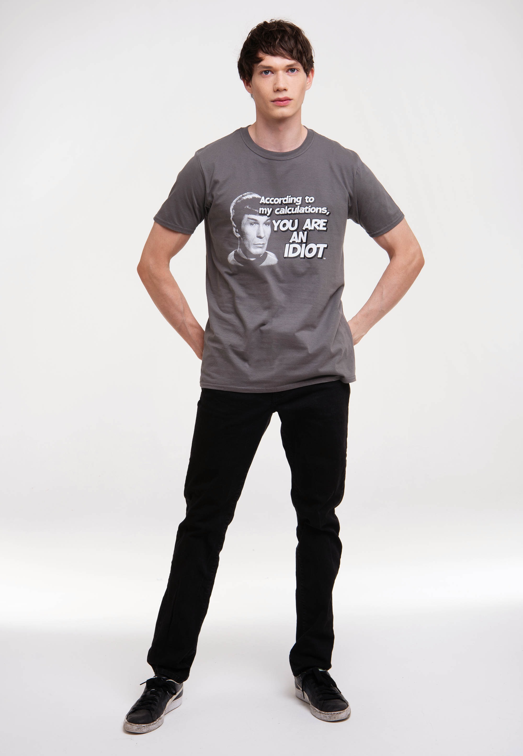 LOGOSHIRT T-Shirt »Star Trek - Spock-Print«, mit Spock-Print