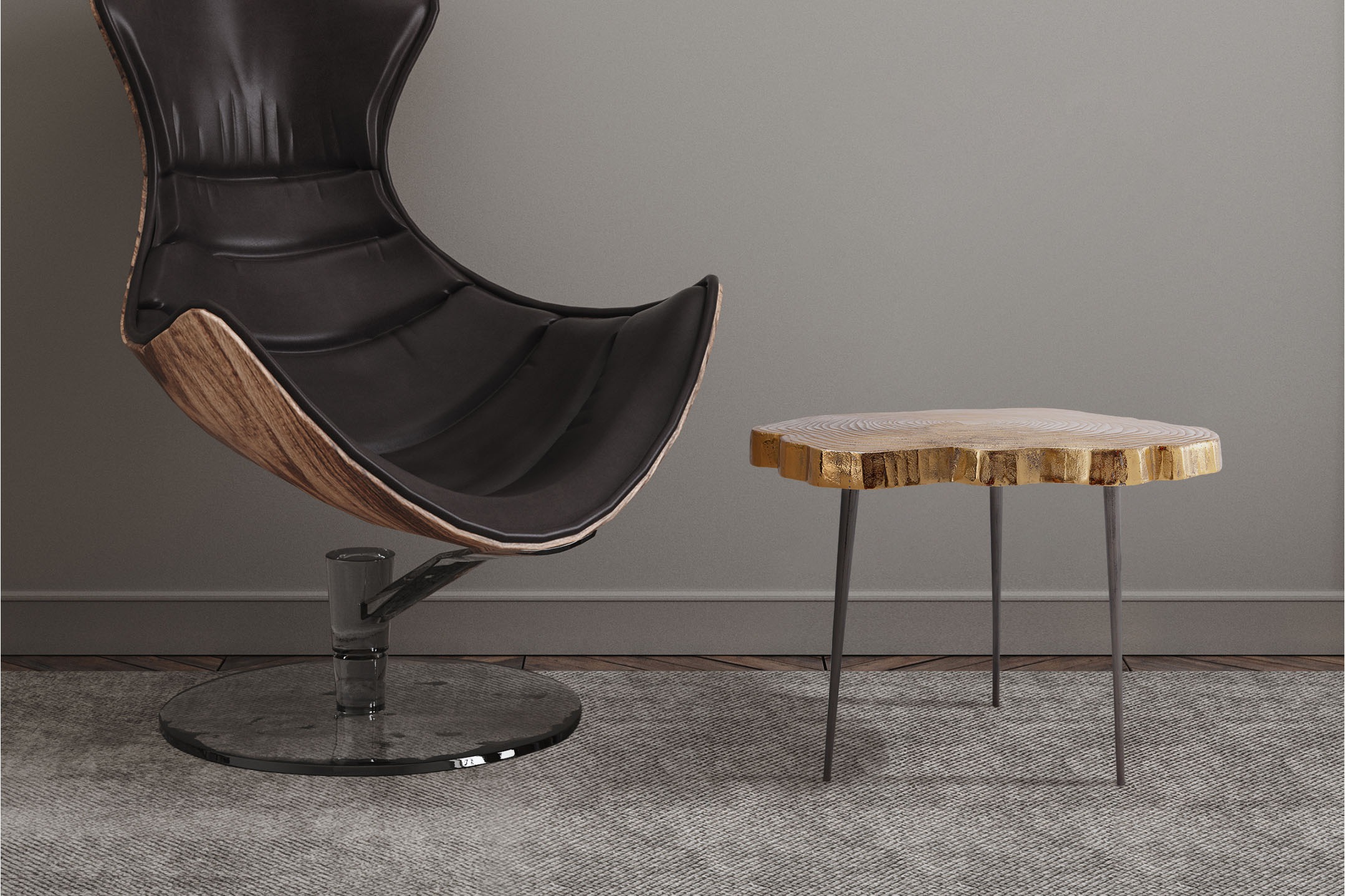 Kayoom Beistelltisch "Wood Art 225, detailverliebter Beistelltisch, edler L günstig online kaufen